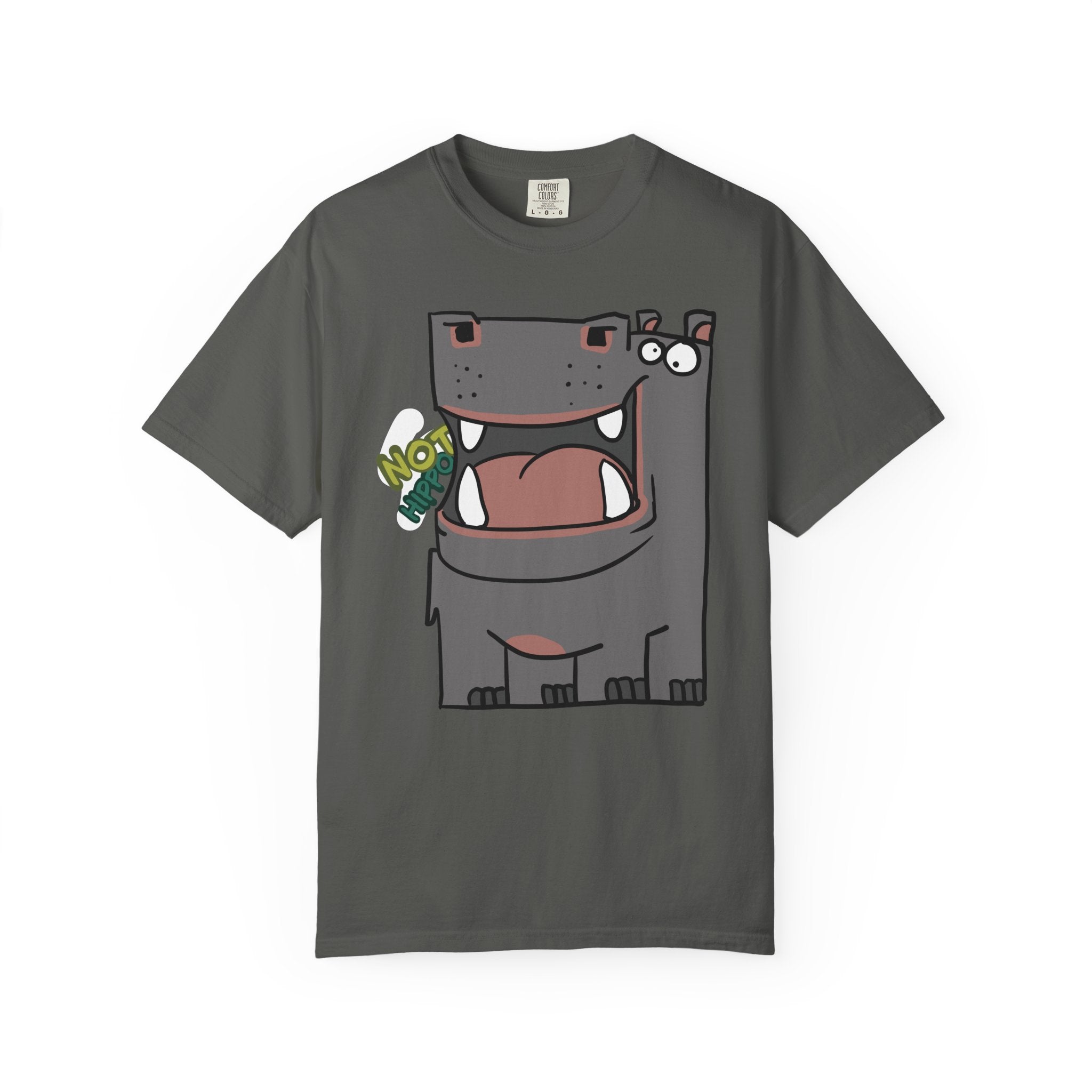 Hippo T‑Shirt — Cute Cartoon "Not Hippo" Unisex T-shirt