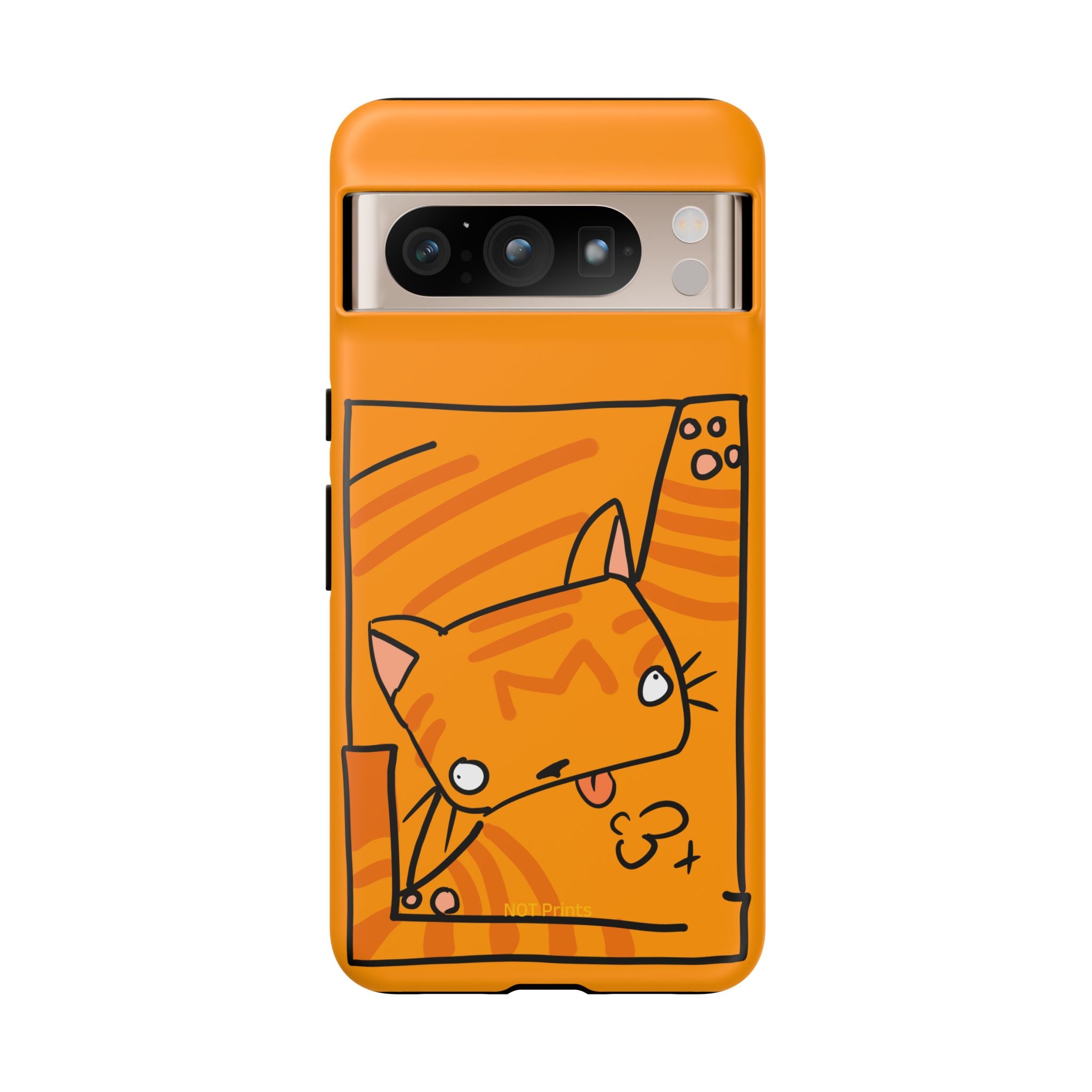 Cute Orange Cat Phone Case - Tough Cases Protective iPhone Cover