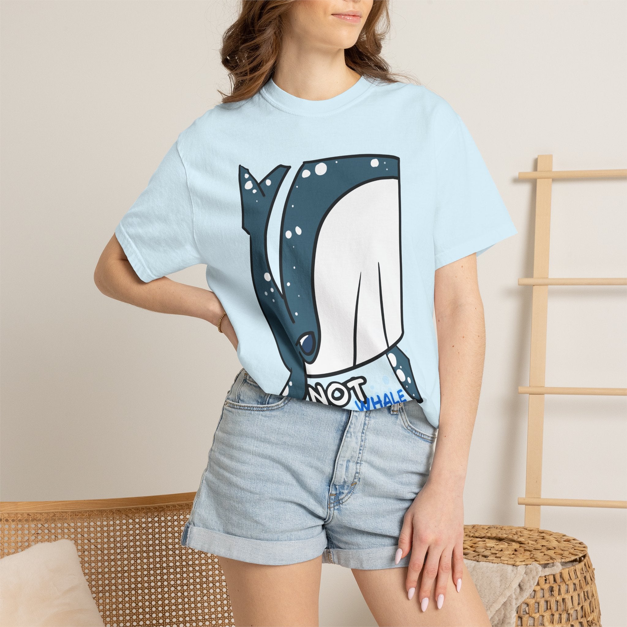 Whale T-Shirt — Cute Cartoon "Not Whale" Unisex T-shirt