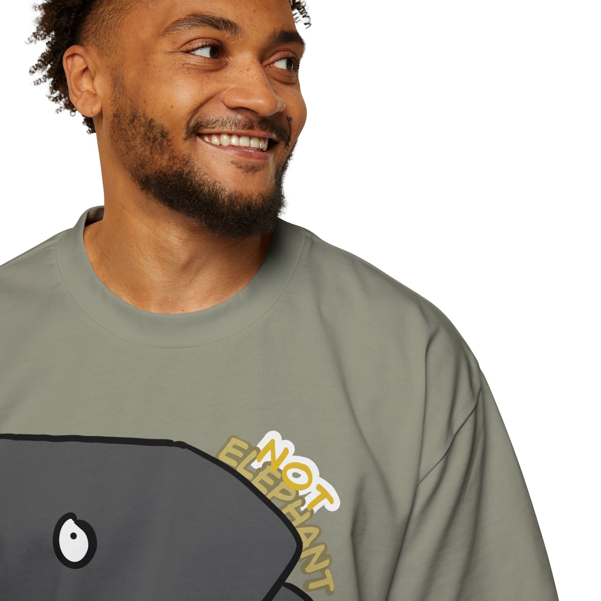 Elephant T-shirt — Not Elephant Tee | Cute Cartoon Elephant