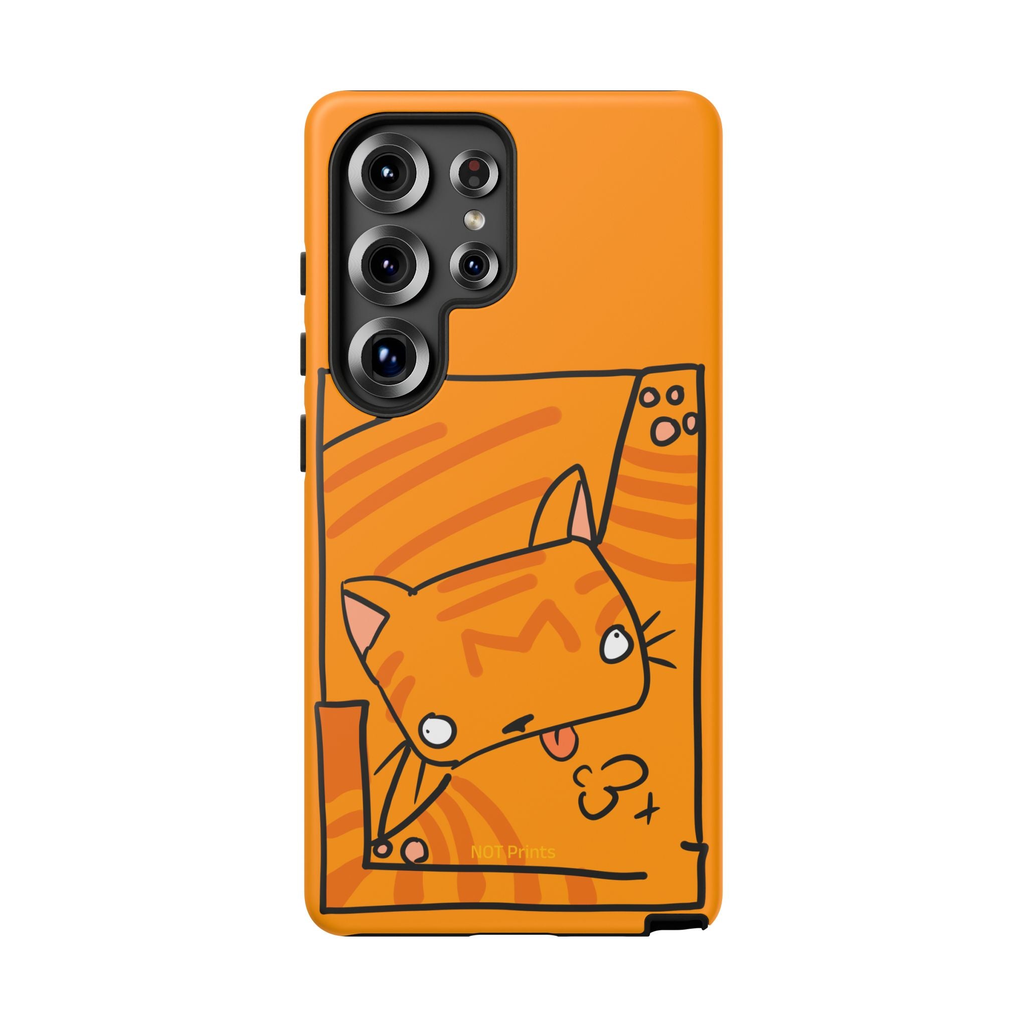 Cute Orange Cat Phone Case - Tough Cases Protective iPhone Cover
