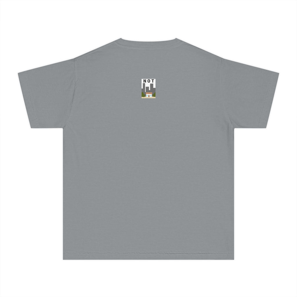 Orange Cat Youth Tee – Cute Cartoon Cat Graphic Shirt for Kids | Funny Not Cat Animal Cotton T-Shirt