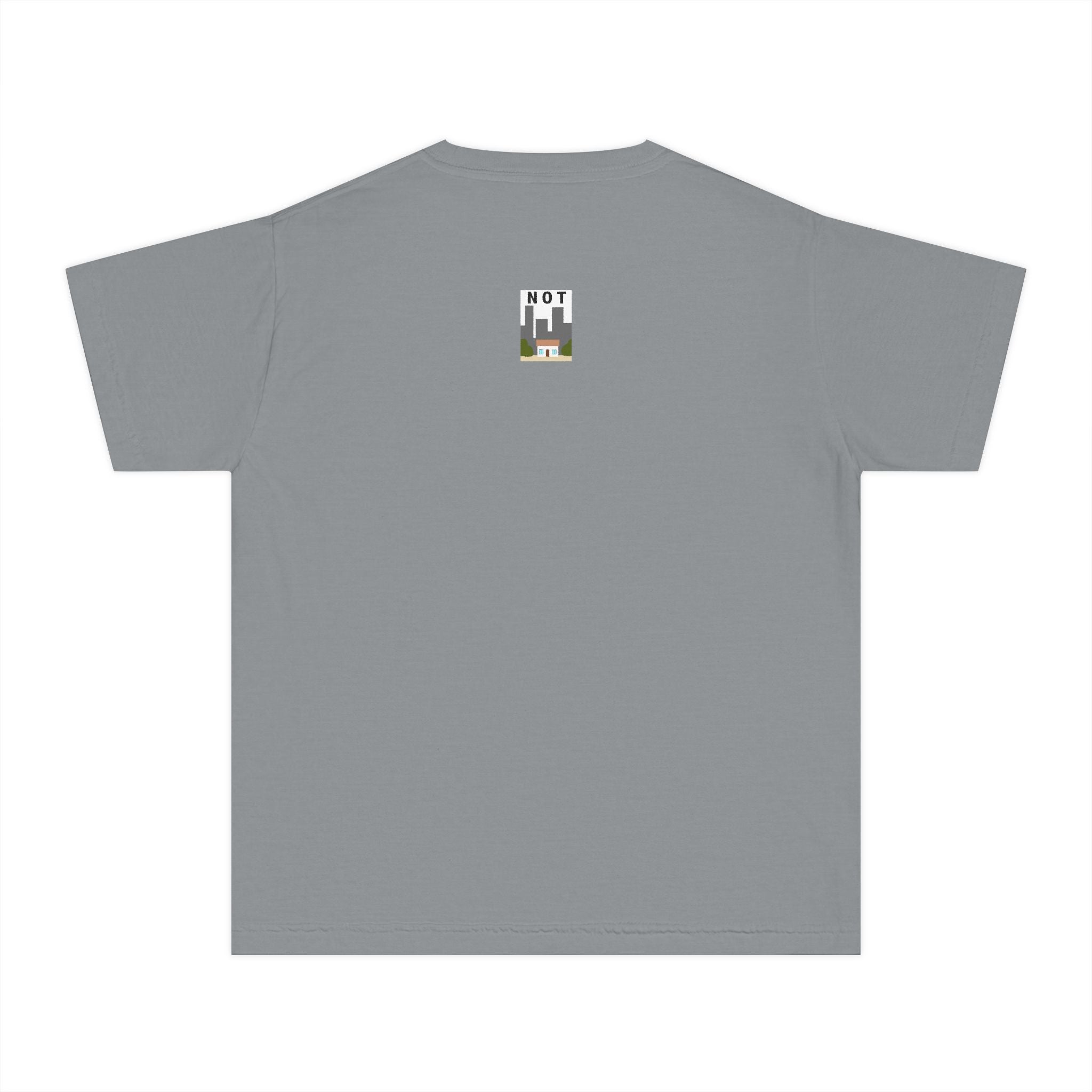 Orange Cat Youth Tee – Cute Cartoon Cat Graphic Shirt for Kids | Funny Not Cat Animal Cotton T-Shirt