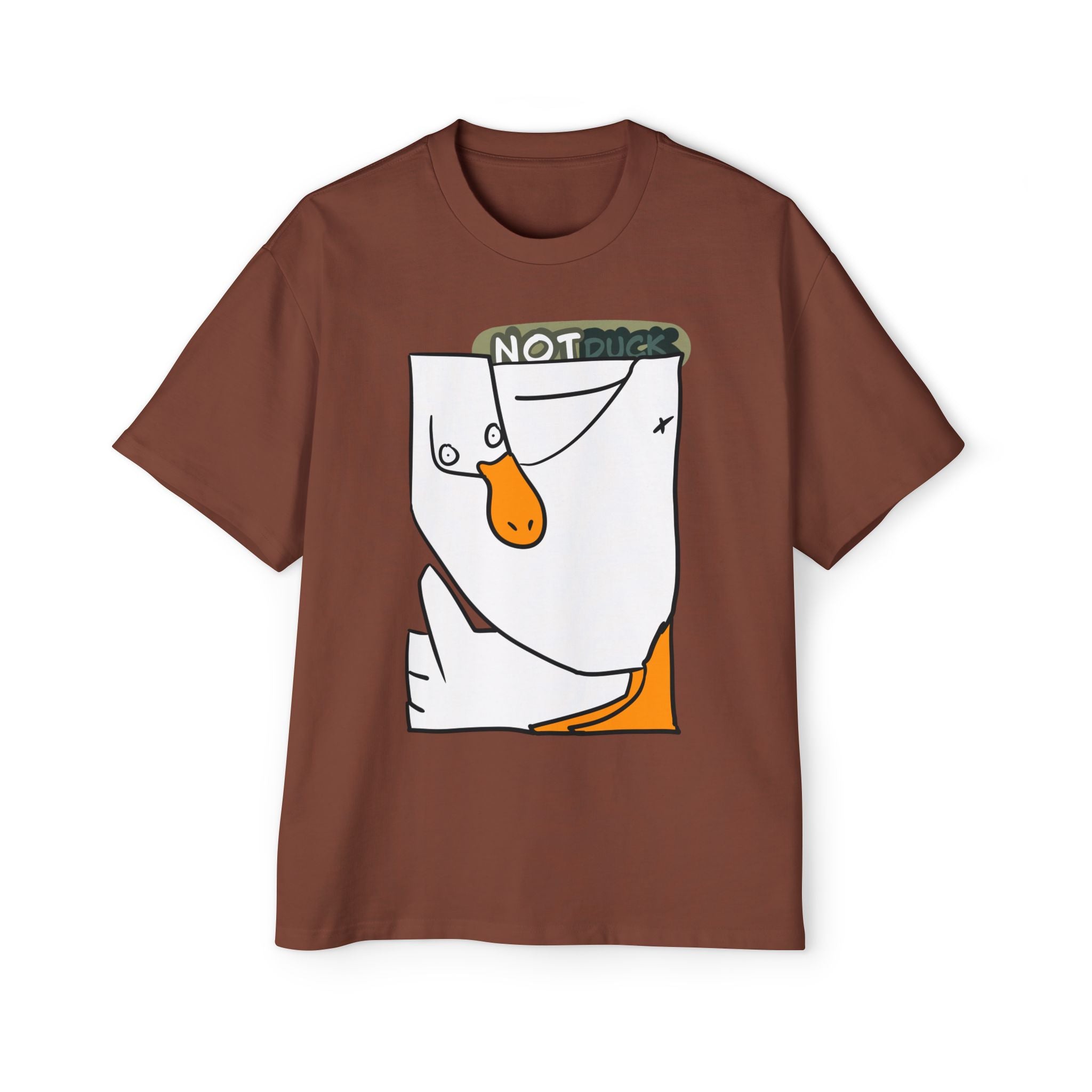 Duck T-shirt — Not Duck Tee | Cute Cartoon Duck