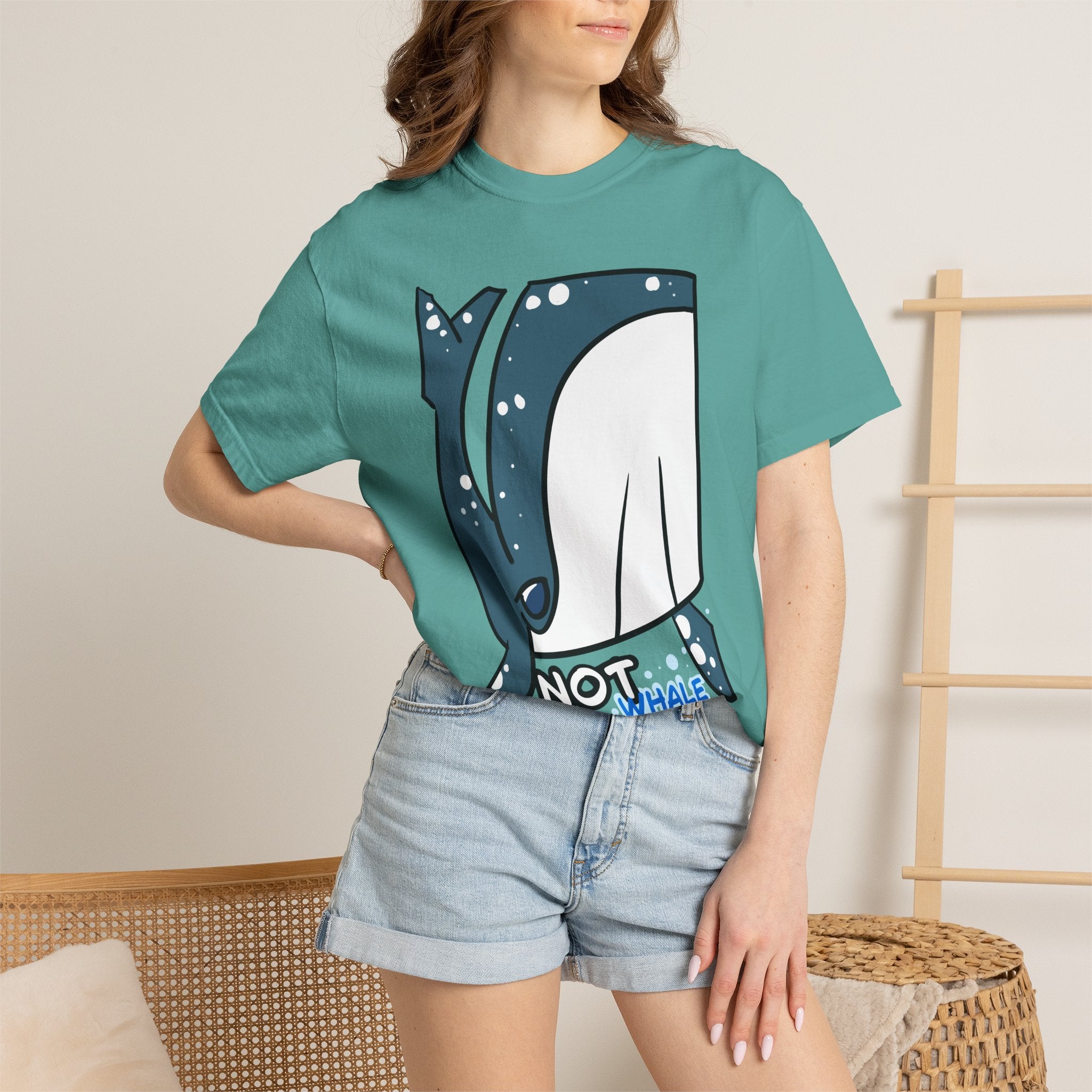 Whale T-Shirt — Cute Cartoon "Not Whale" Unisex T-shirt