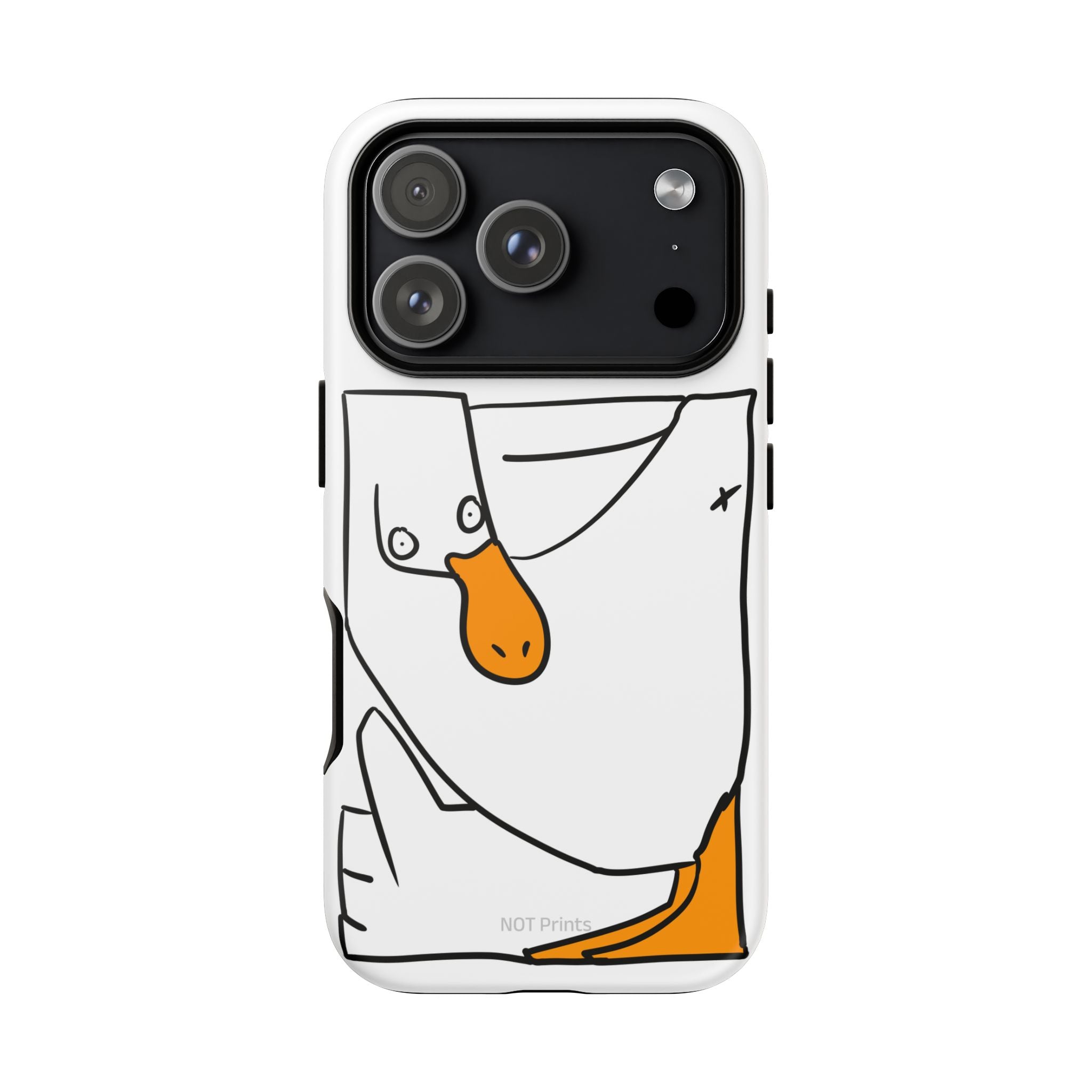 Duck Phone Case – Cute Cartoon Duck Tough Phone Cover