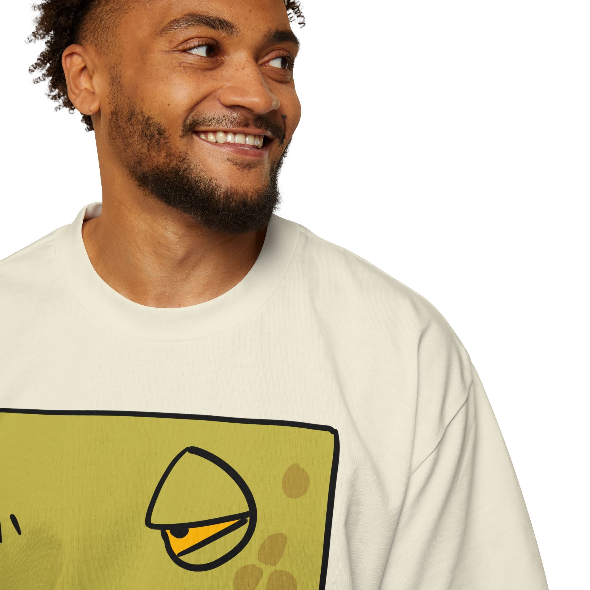 Turtle Graphic Tee — Cute "NOT TURTLE" Illustration Men’s Oversized Shirt
