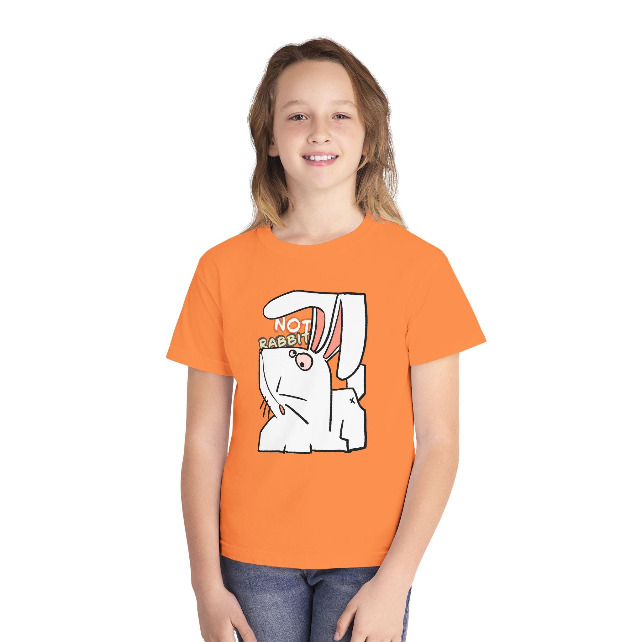 Rabbit Youth Tee — Cute 'Not Rabbit' Graphic Bunny T-Shirt