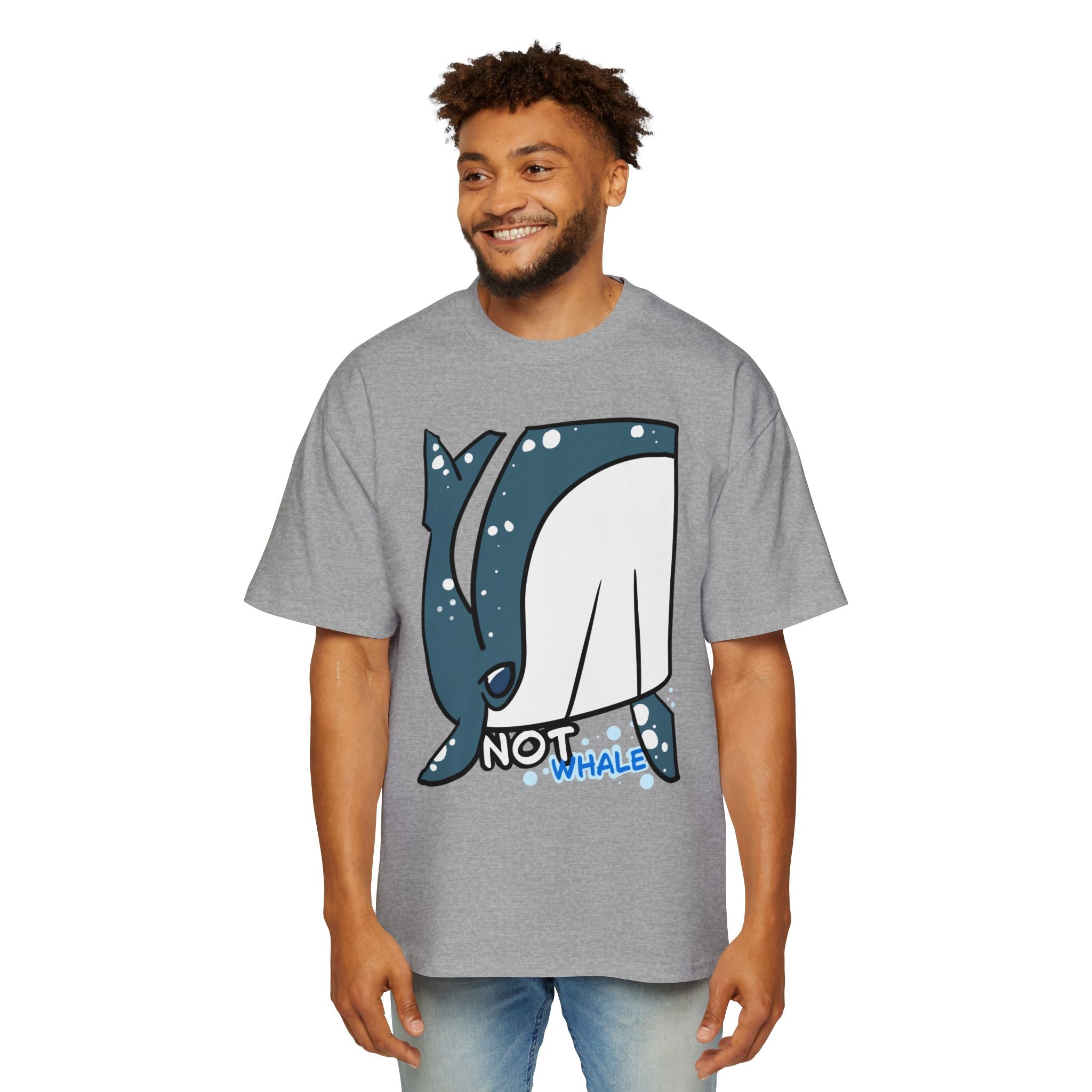 Whale Graphic Tee — Cute "Not Whale" Illustration T-Shirt for Ocean Lovers