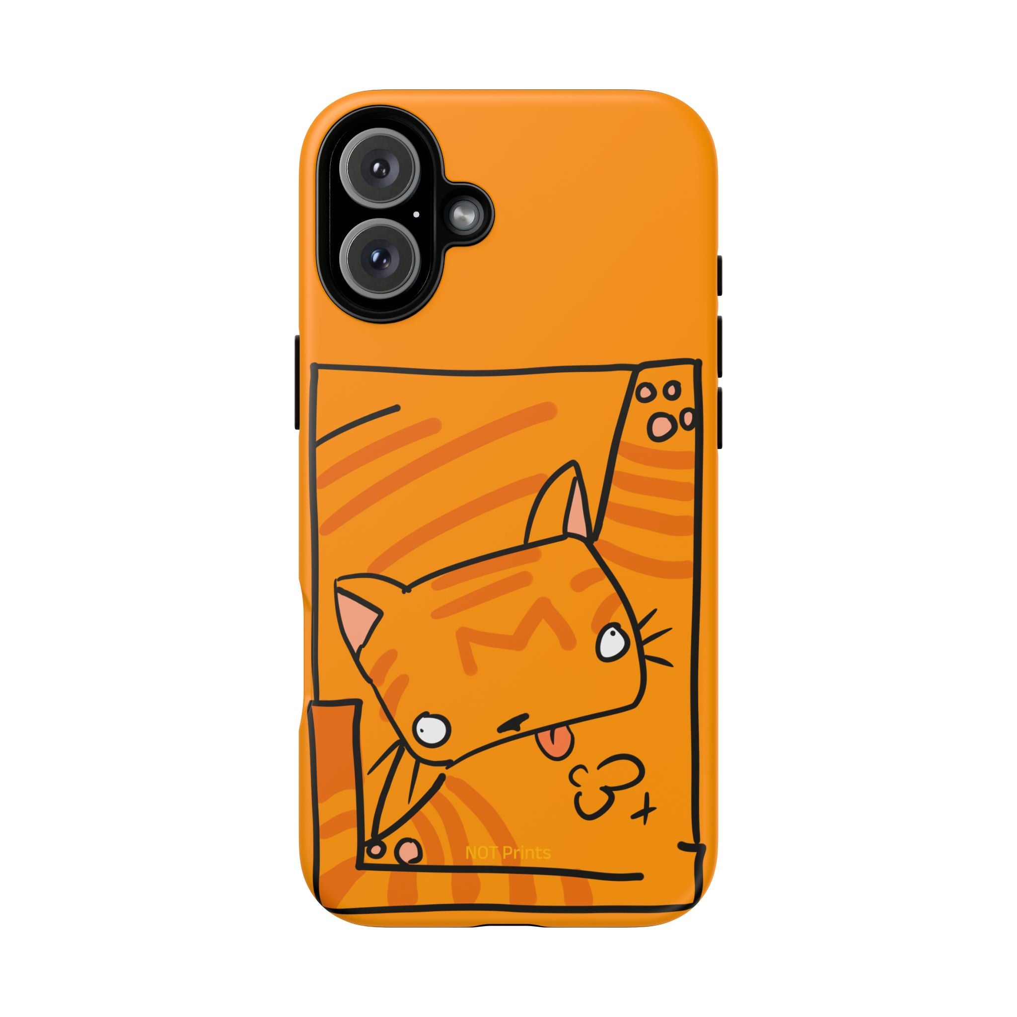 Cute Orange Cat Phone Case - Tough Cases Protective iPhone Cover