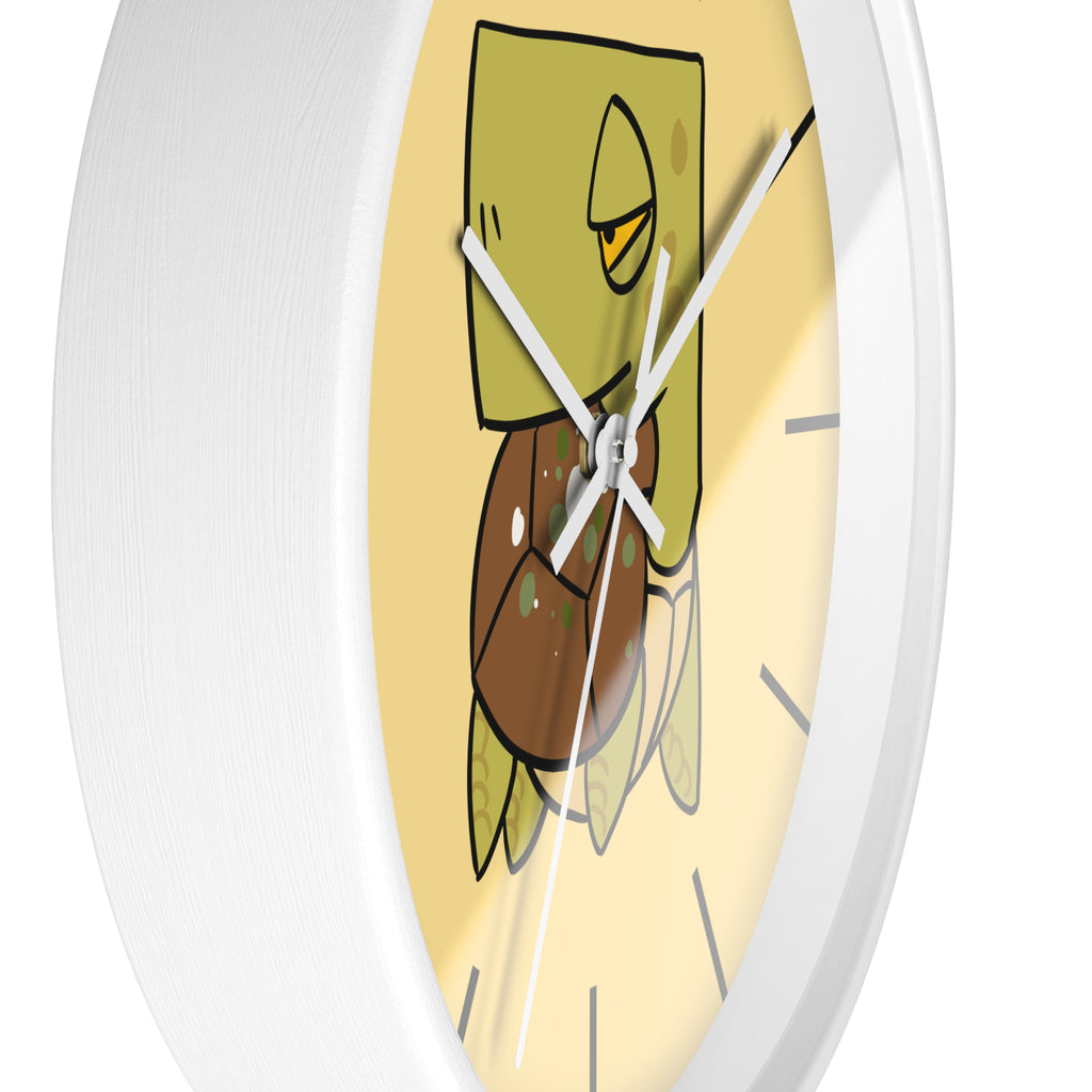 Turtle Wall Clock — Cute Cartoon Sea Turtle Clock for Kids’ Room & Beach Decor
