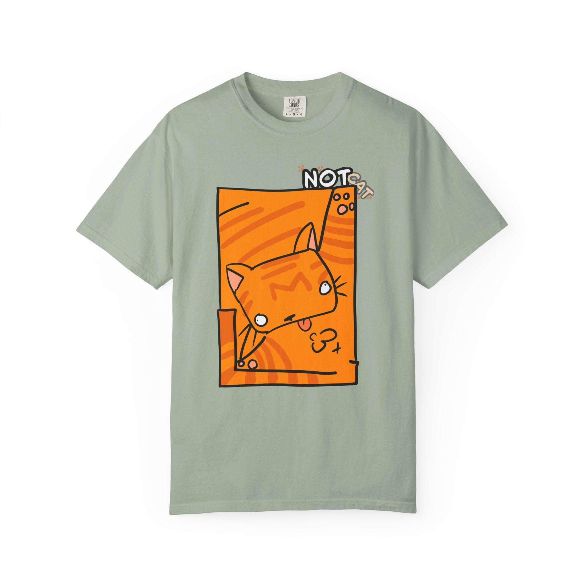 Orange Cat T-Shirt | Cute Cartoon "Not Cat" Unisex T-shirt