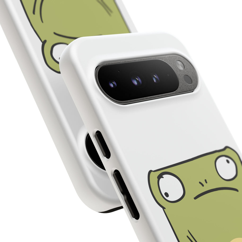 Funny Frog Tough Phone Case — Cute Stubborn Frog Protective iPhone Case