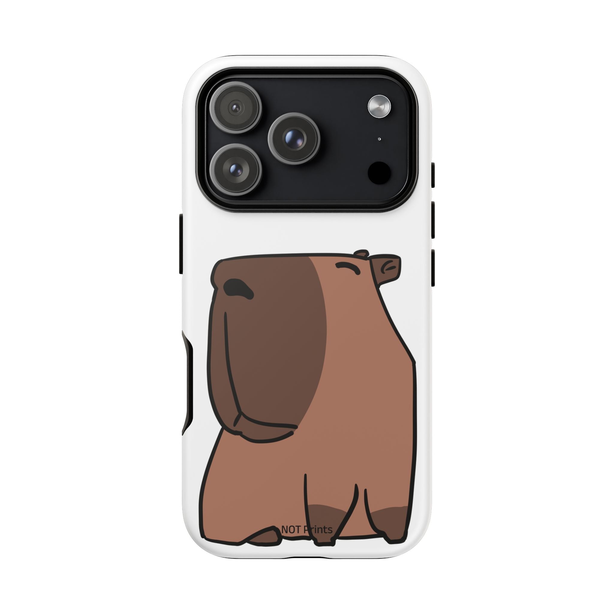 Coque Téléphone Ours Mignon - Étui Protecteur iPhone Minimaliste Ours Brun Dessin Animé