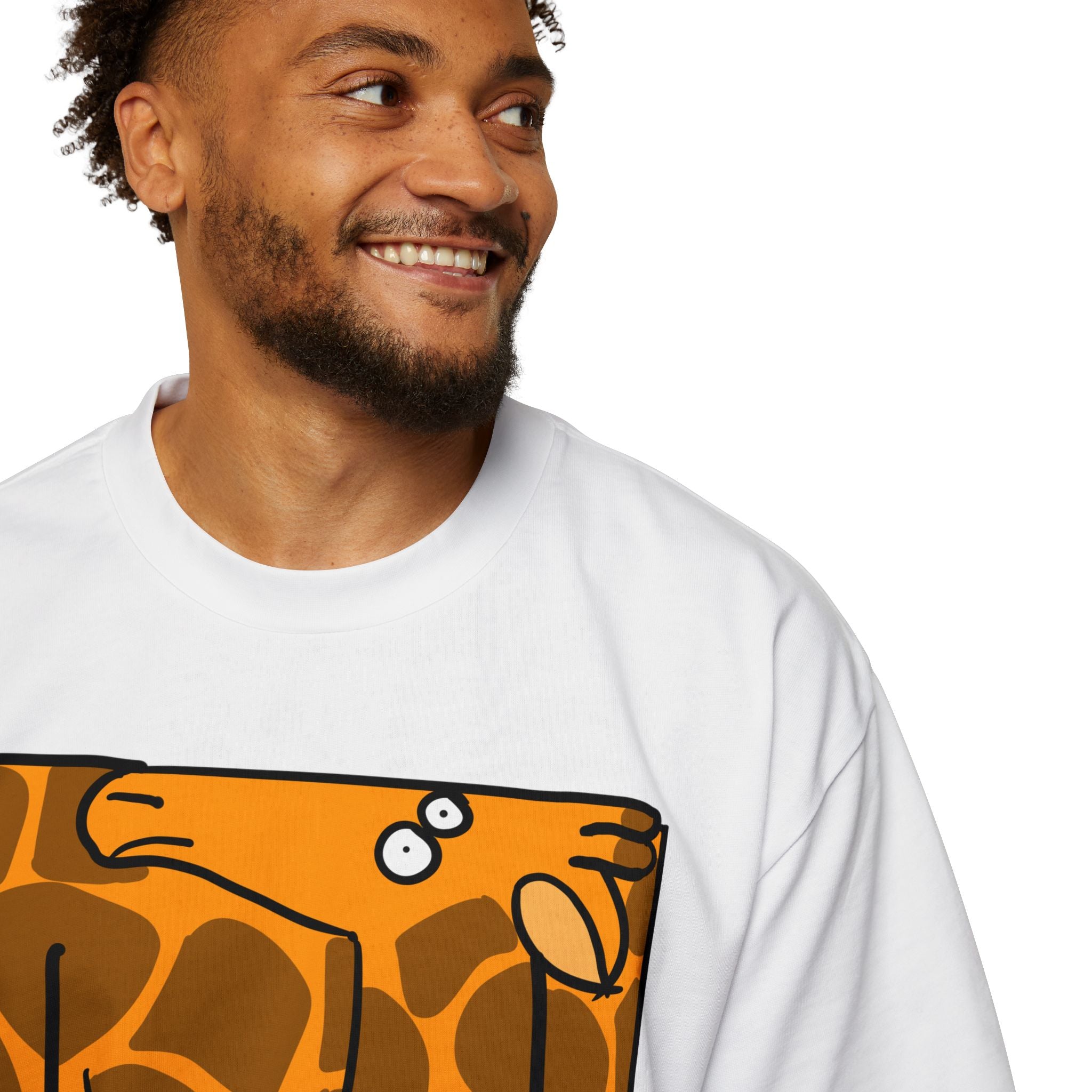 Giraffe Graphic Tee — Playful "NOT GIRAFFE" Men’s T-Shirt