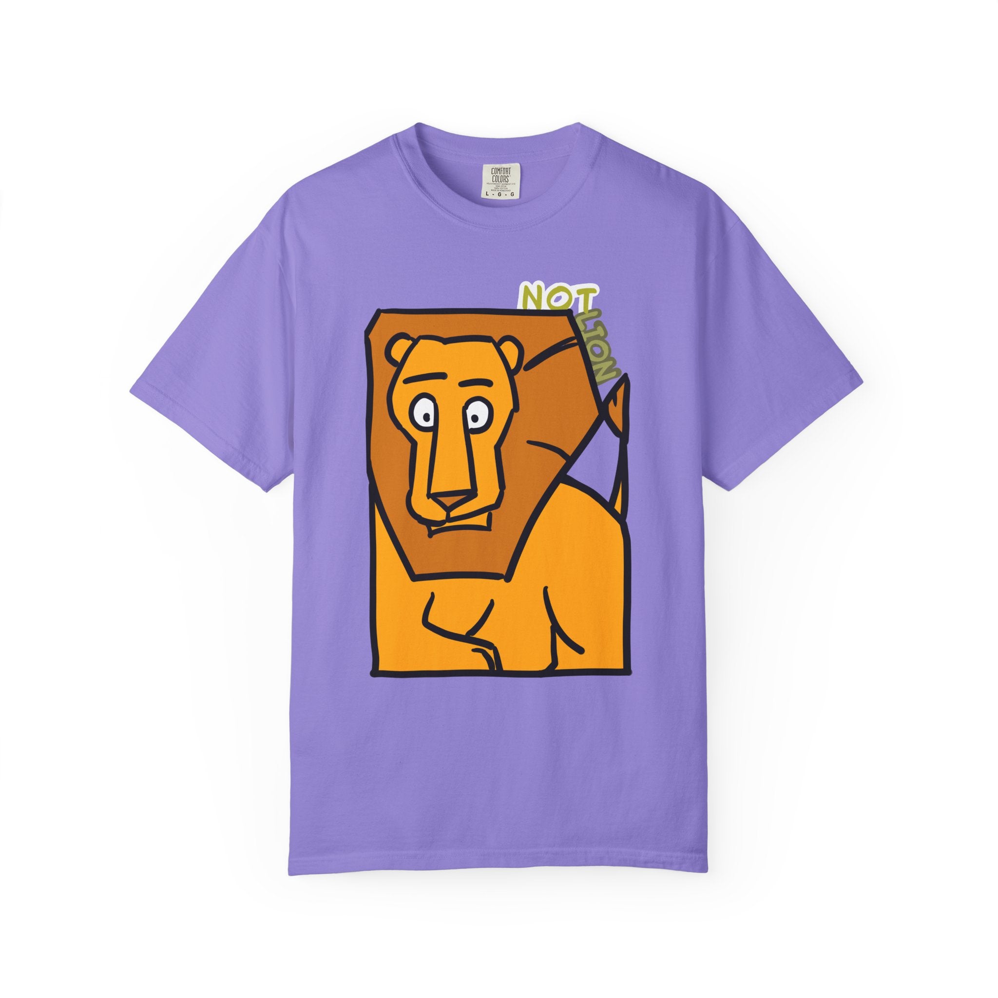 Lion Graphic Tee — "Not Lion" | Unisex T-Shirt