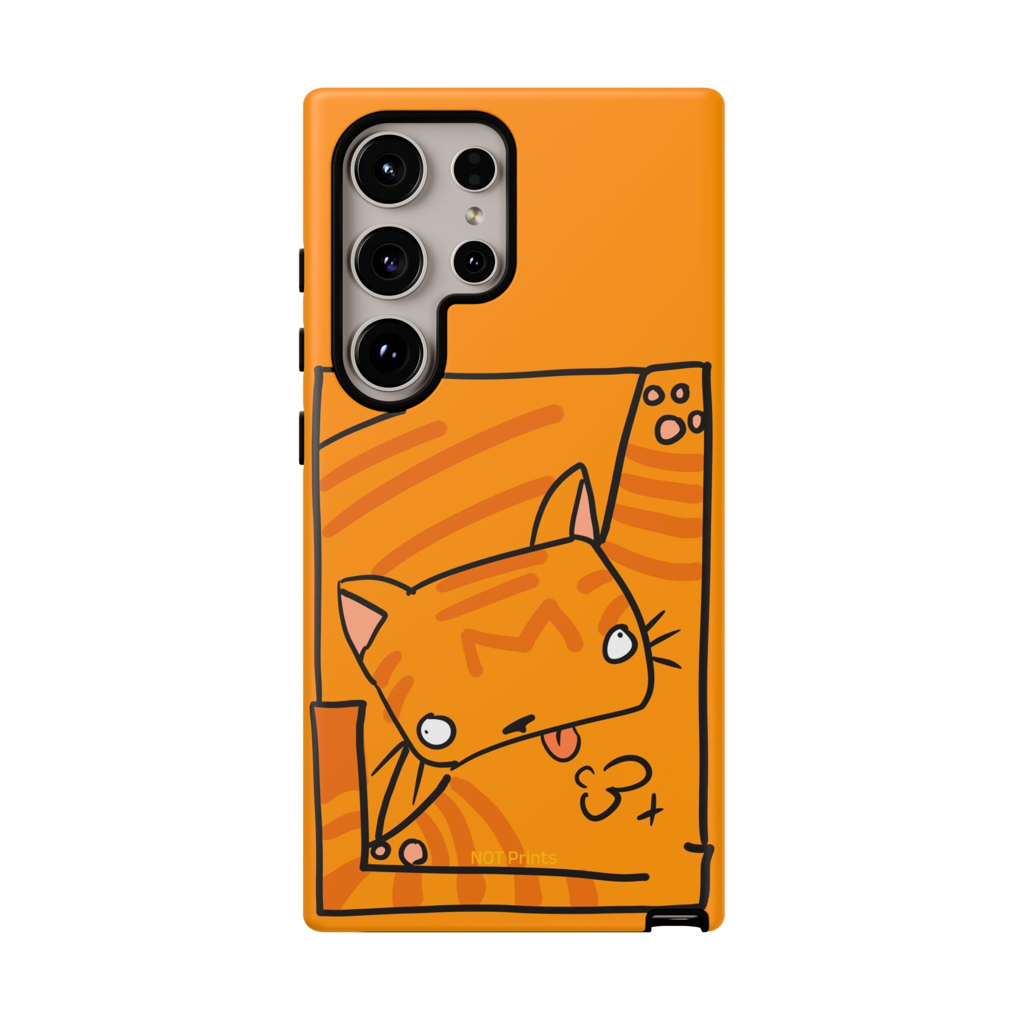 Cute Orange Cat Phone Case - Tough Cases Protective iPhone Cover