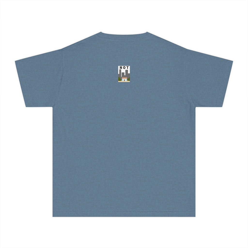 Orange Cat Youth Tee – Cute Cartoon Cat Graphic Shirt for Kids | Funny Not Cat Animal Cotton T-Shirt