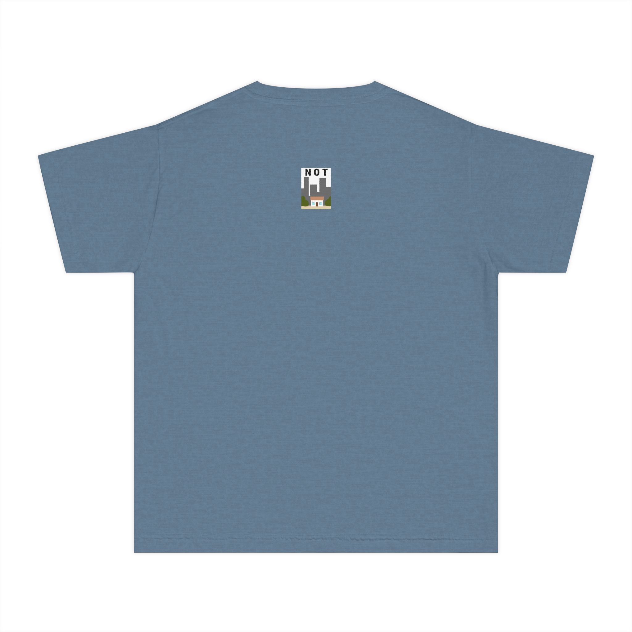Orange Cat Youth Tee – Cute Cartoon Cat Graphic Shirt for Kids | Funny Not Cat Animal Cotton T-Shirt