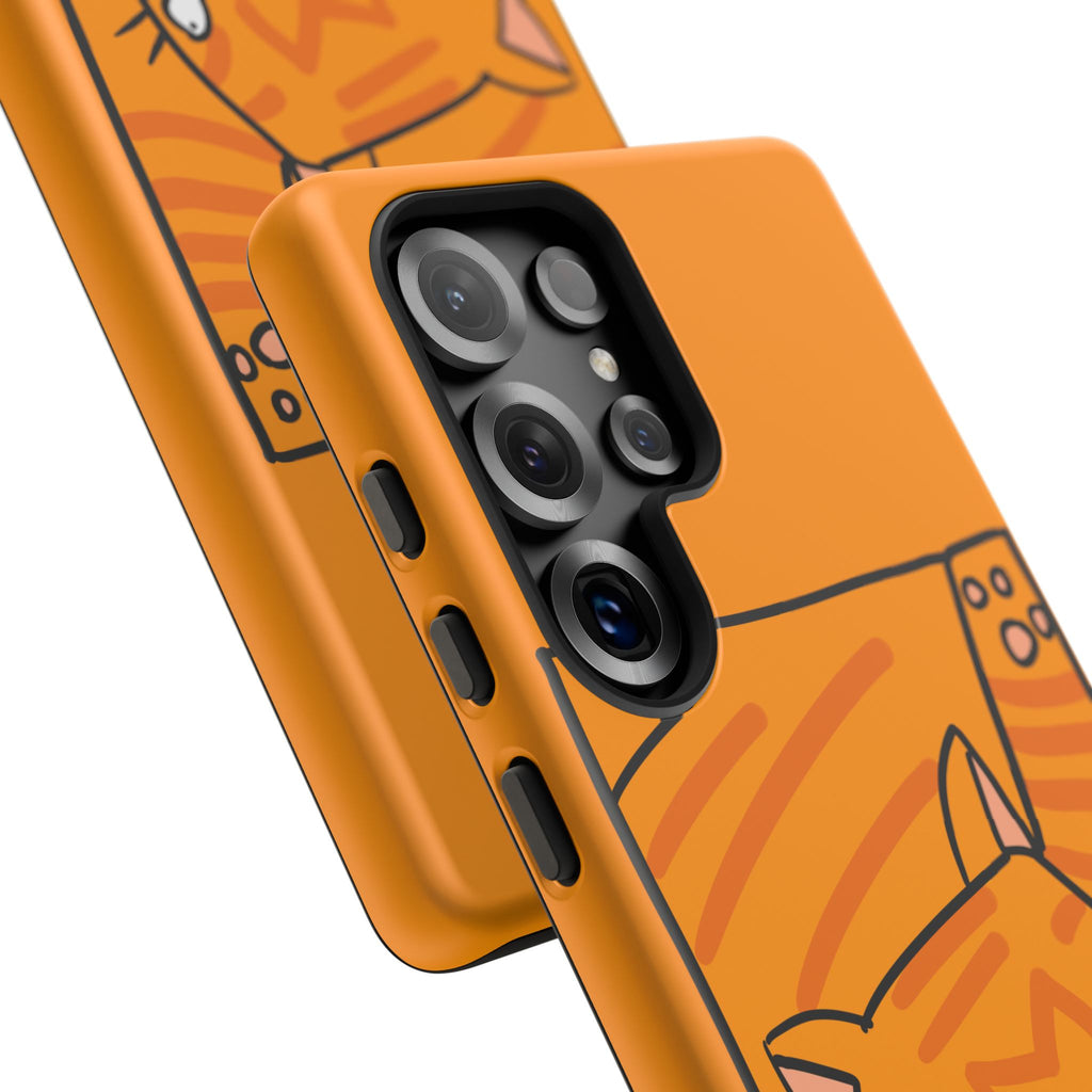 Cute Orange Cat Phone Case - Tough Cases Protective iPhone Cover