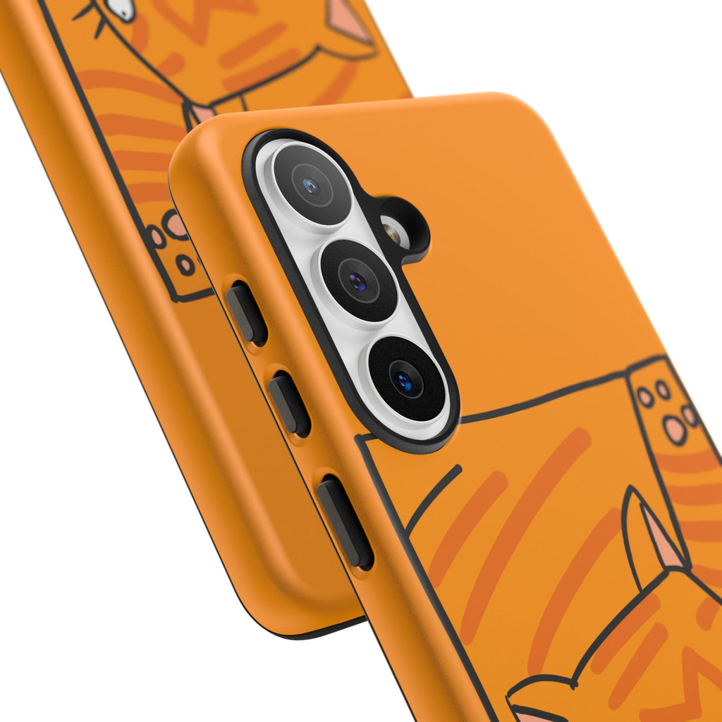 Cute Orange Cat Phone Case - Tough Cases Protective iPhone Cover