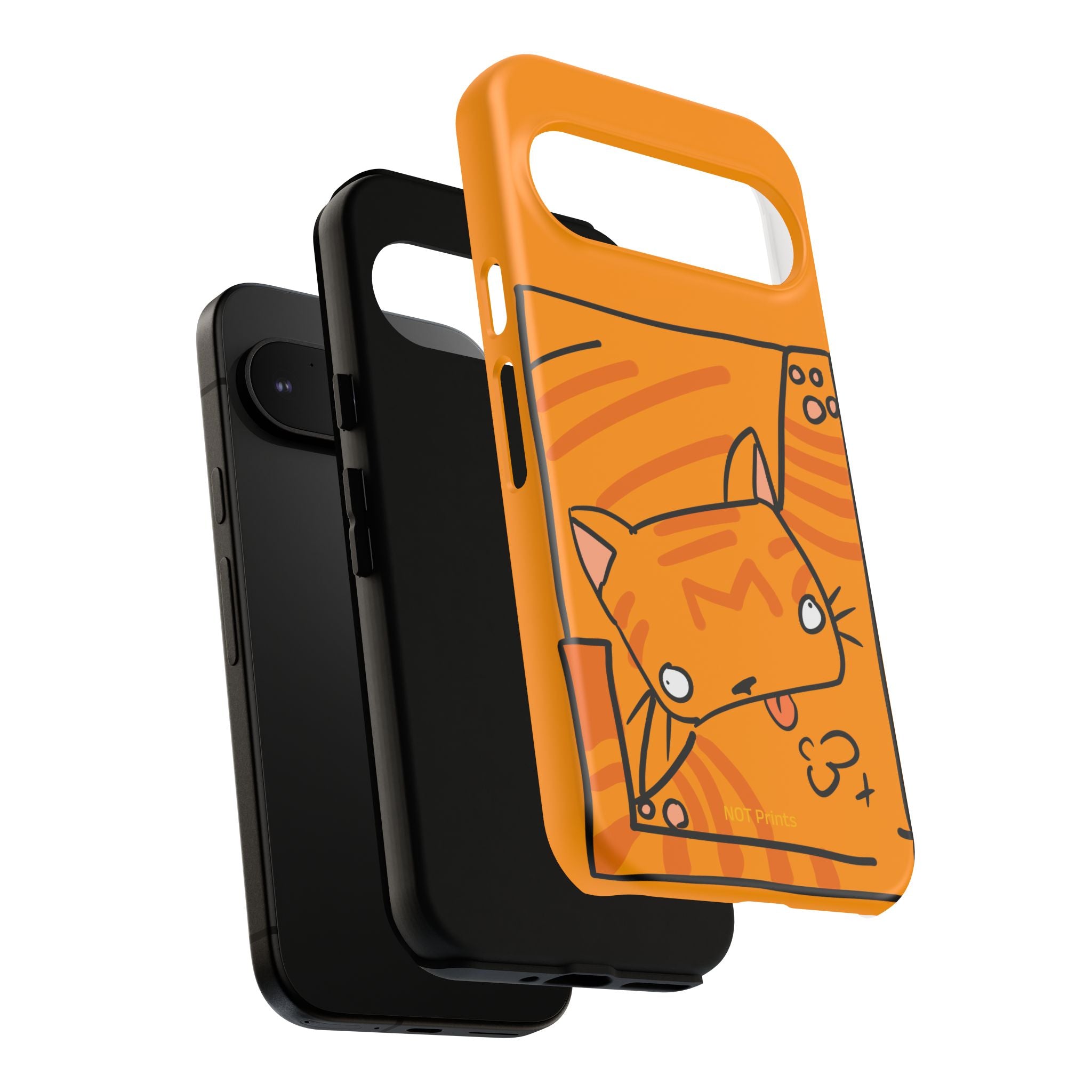 Cute Orange Cat Phone Case - Tough Cases Protective iPhone Cover