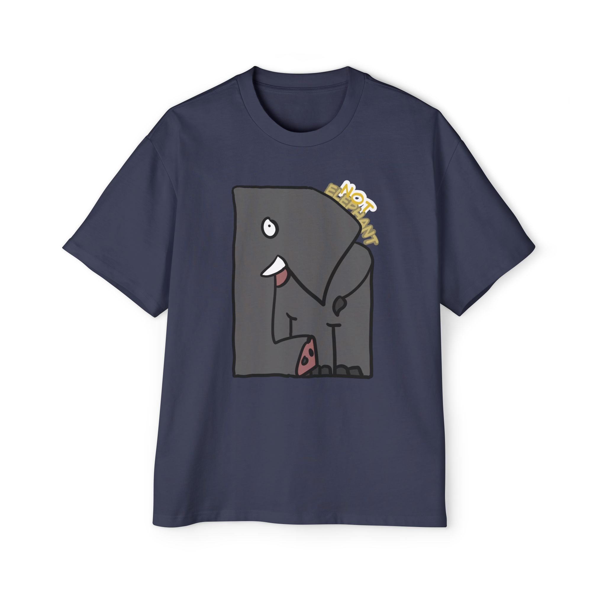 Elephant T-shirt — Not Elephant Tee | Cute Cartoon Elephant
