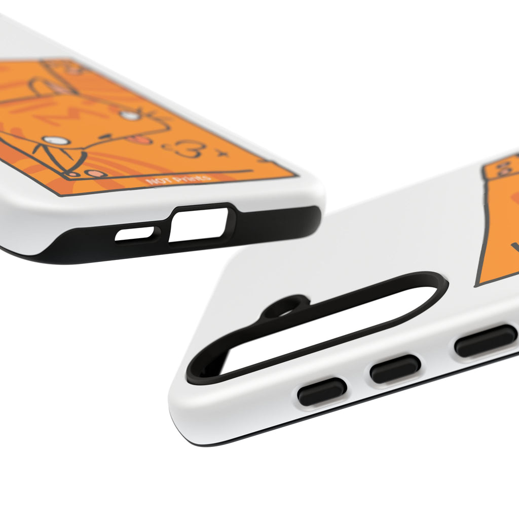 Cute Orange Cat Phone Case - Tough Cases Protective Phone Cover