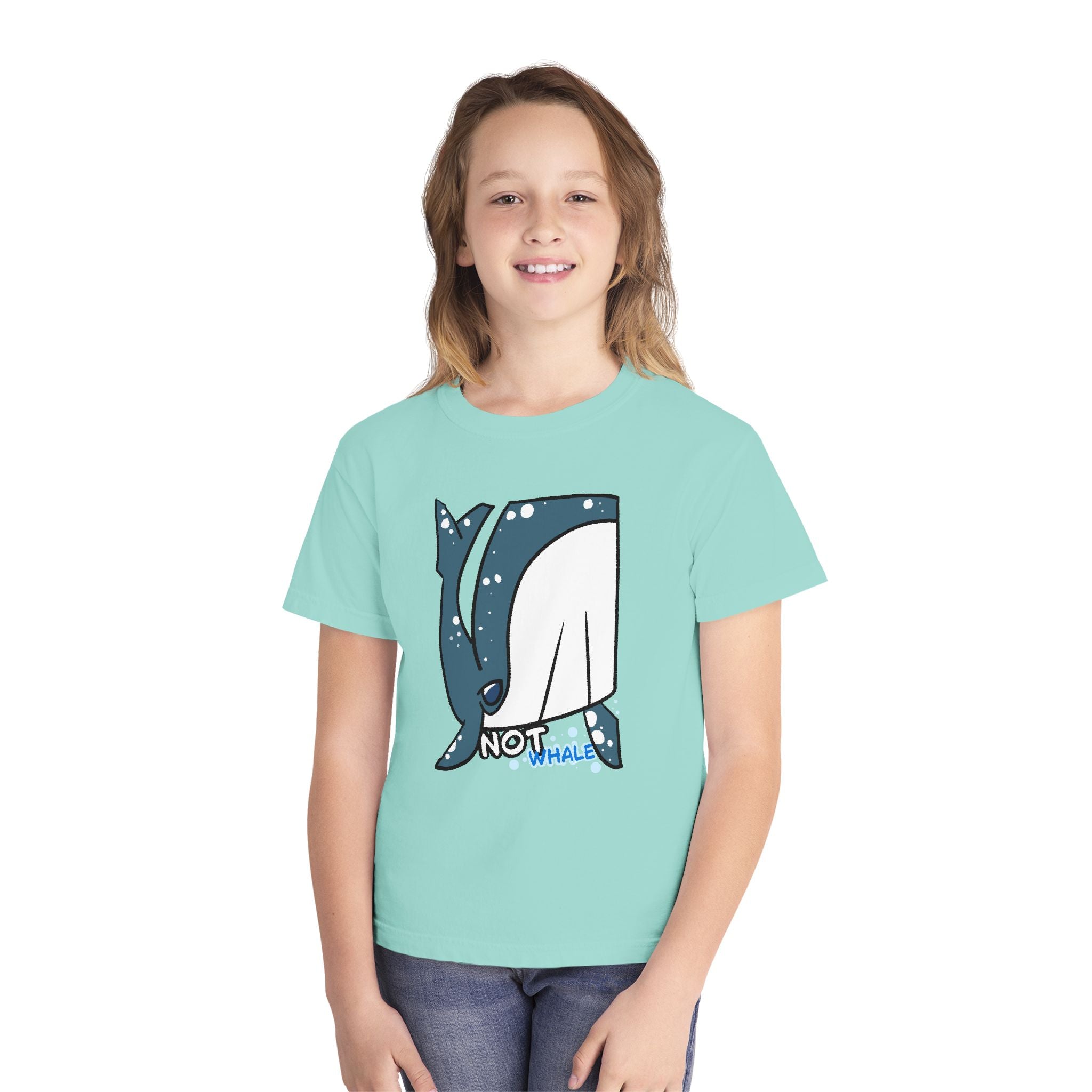 Whale Youth Tee — Cute "Not Whale" Narwhal Graphic Kids Shirt