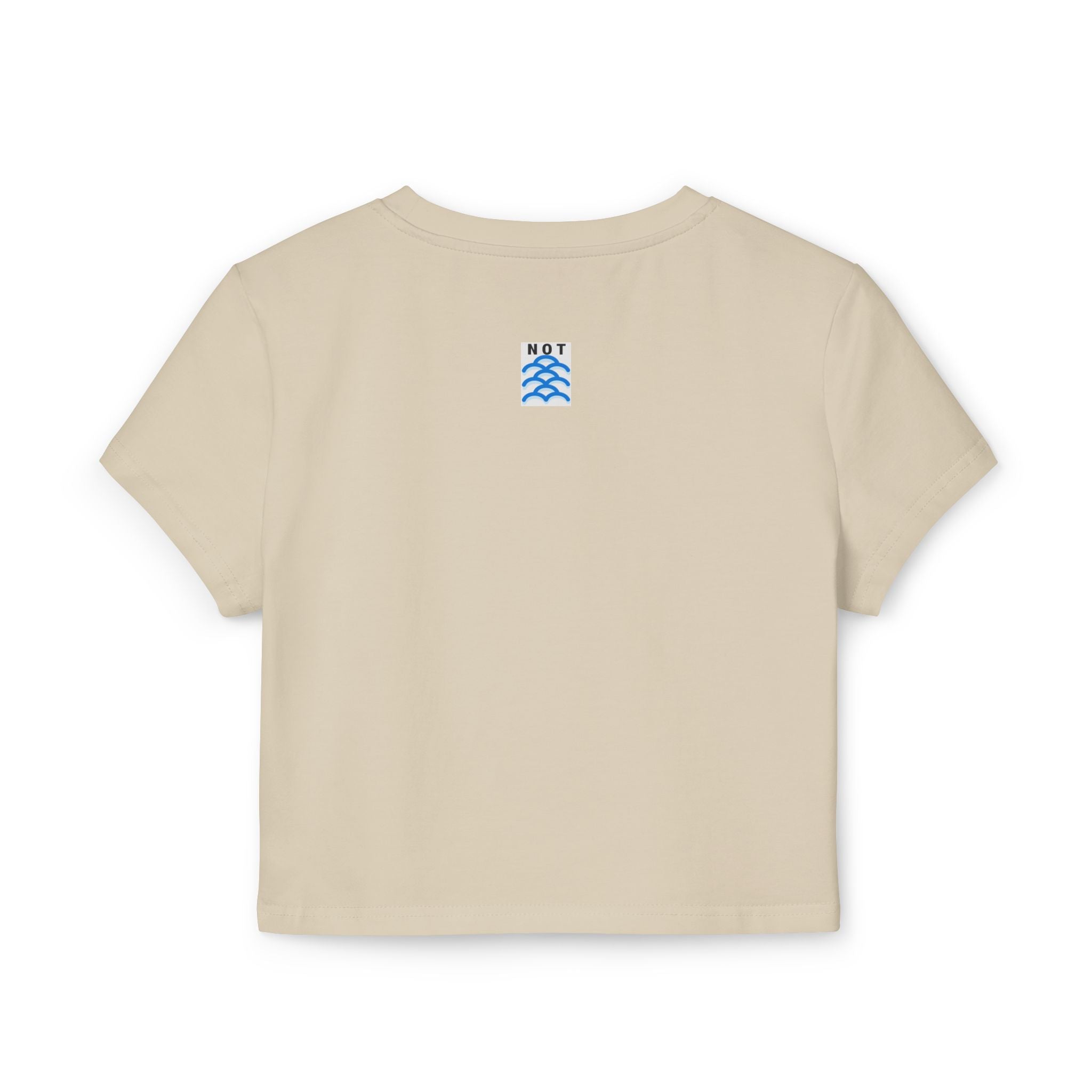 Turtle Baby Tee — Cute "Not Turtle" Graphic Women's Crop Tee