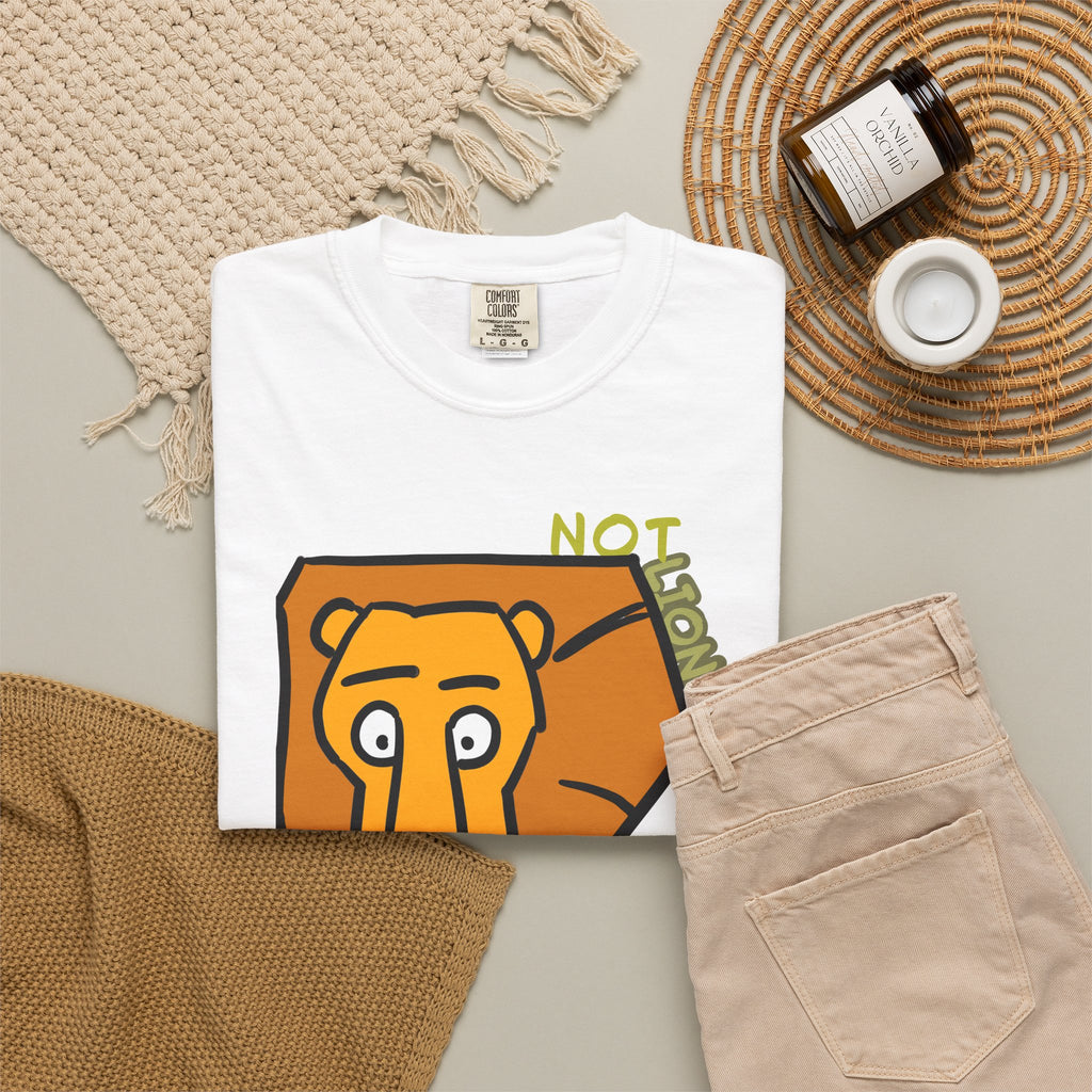 Lion Graphic Tee — "Not Lion" | Unisex T-Shirt