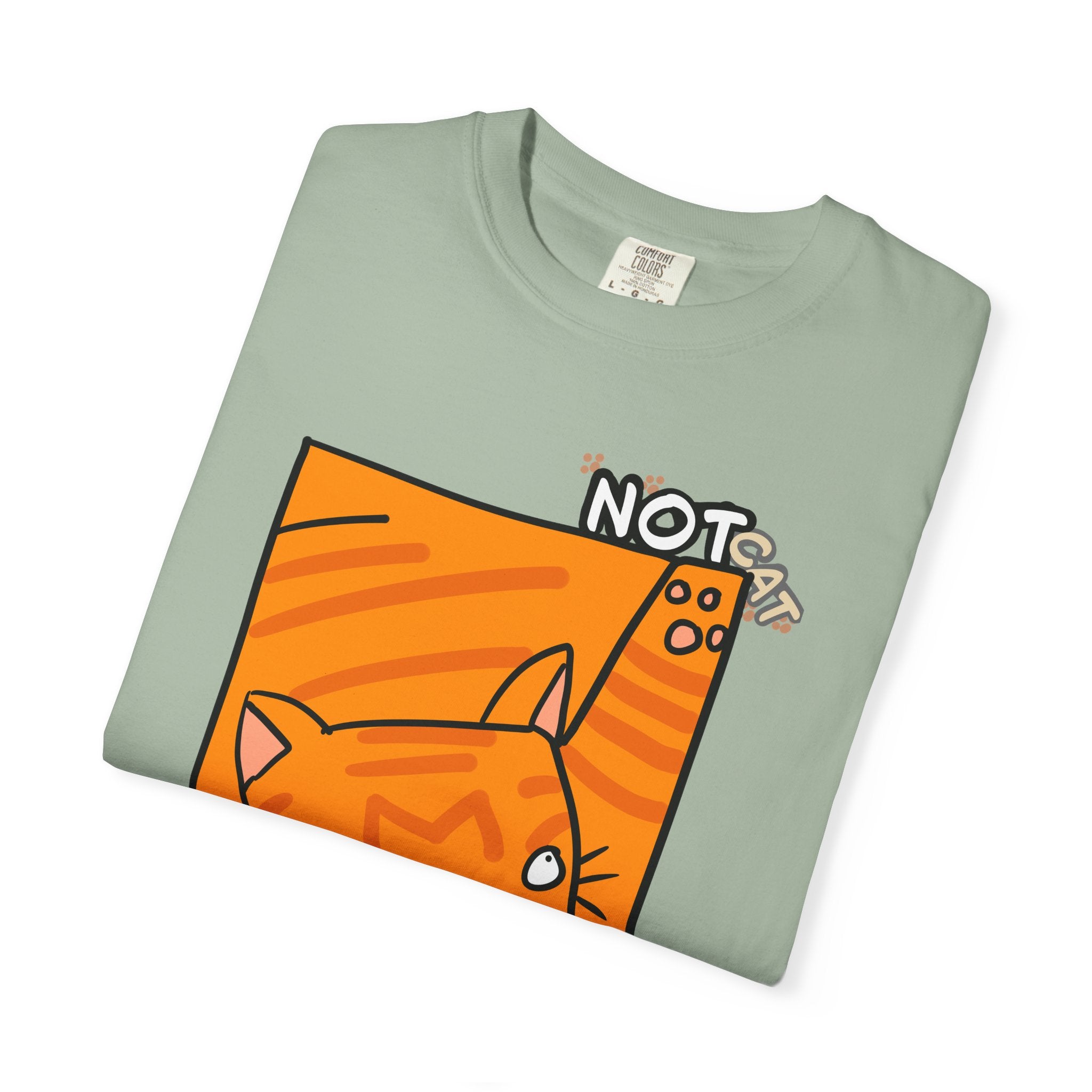Orange Cat T-Shirt | Cute Cartoon "Not Cat" Unisex T-shirt