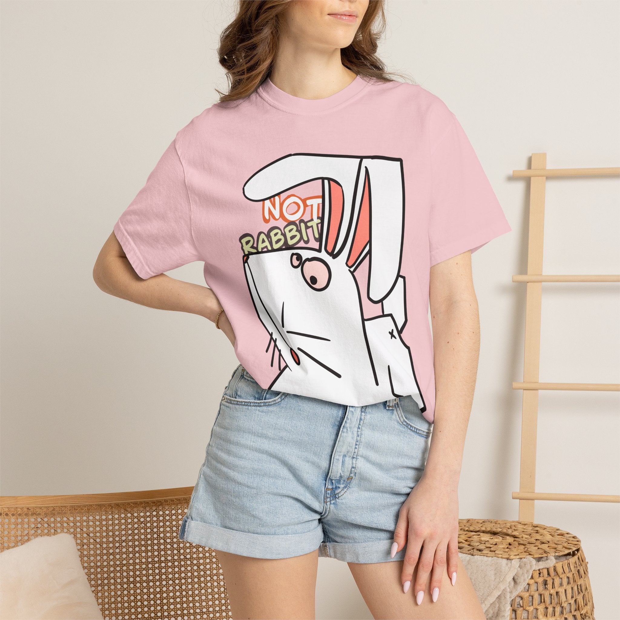 Rabbit T-Shirt | Cute Cartoon "Not Rabbit" | Unisex T-shirt