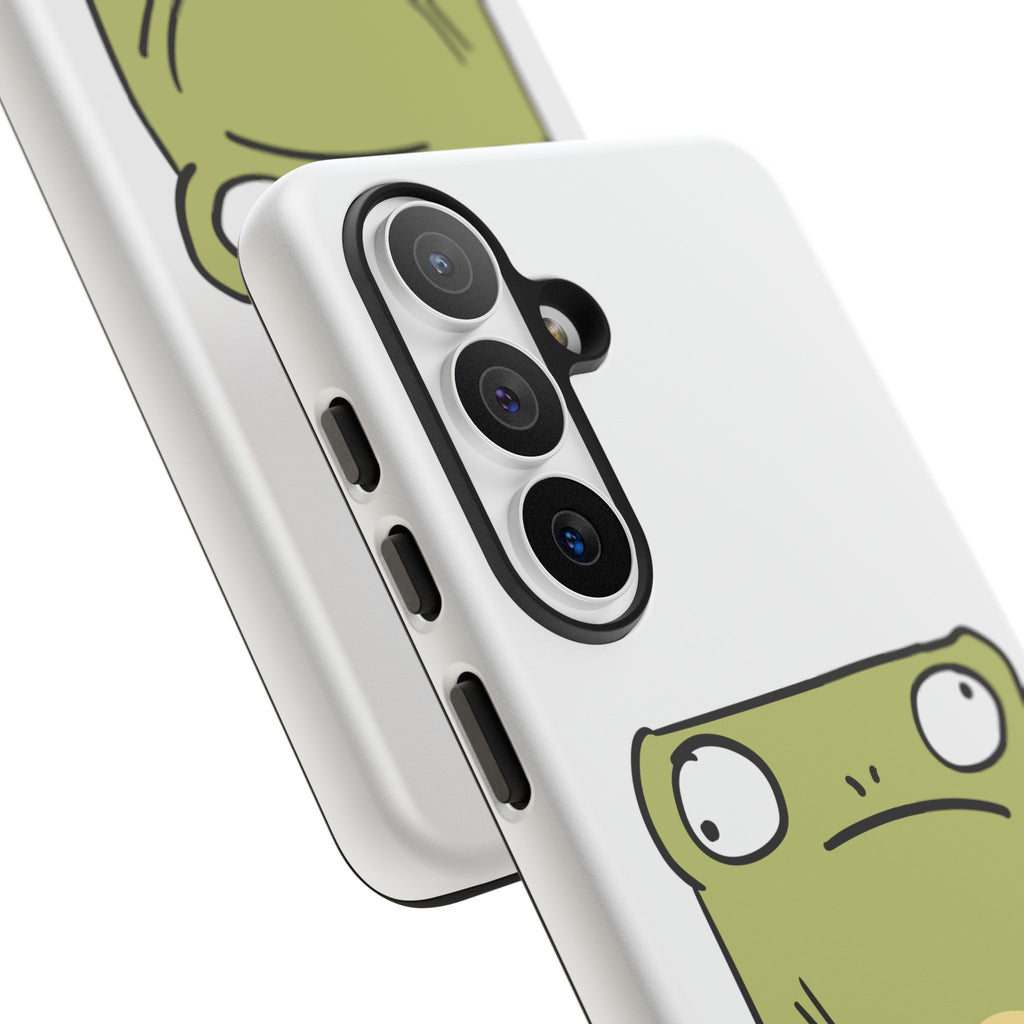 Funny Frog Tough Phone Case — Cute Stubborn Frog Protective iPhone Case