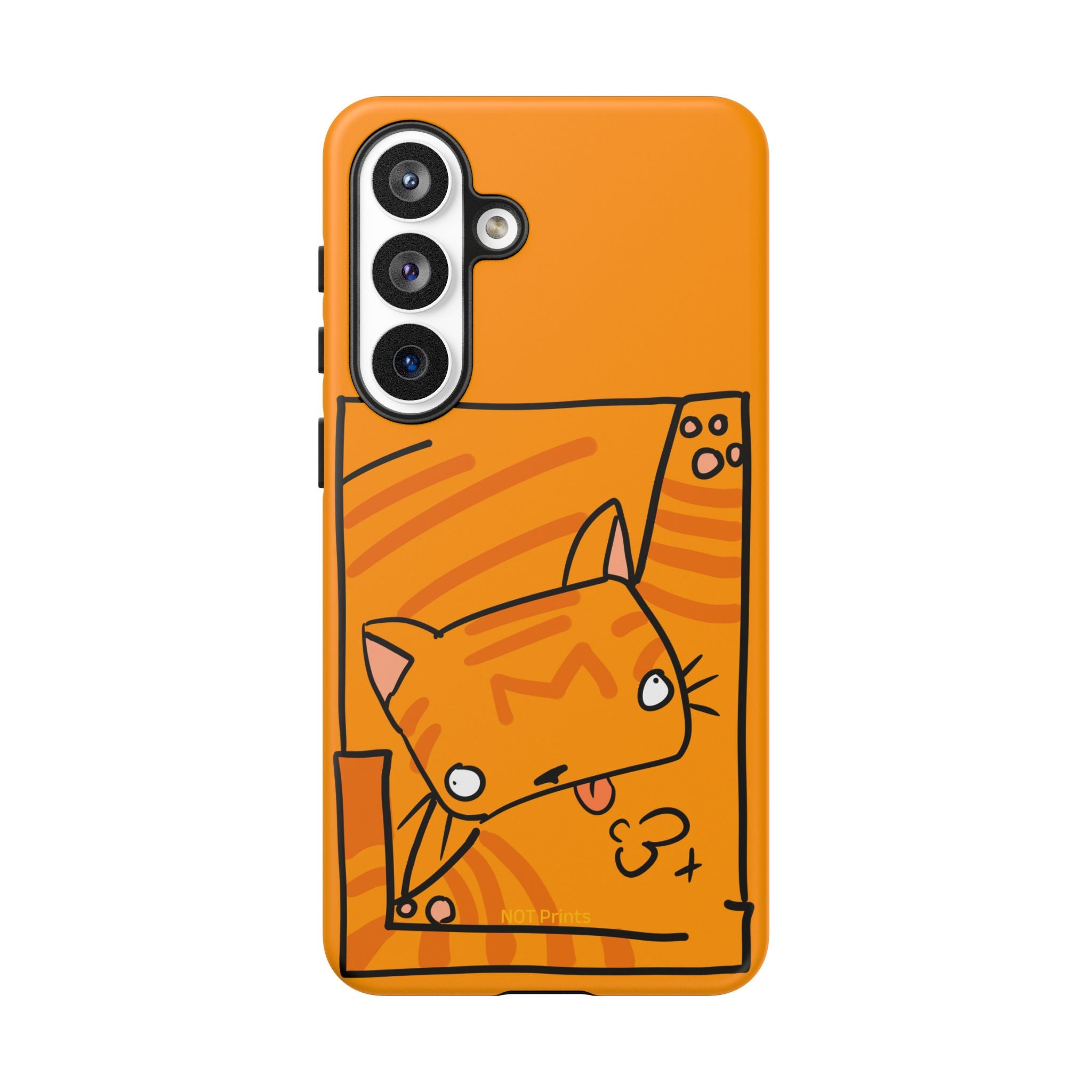 Cute Orange Cat Phone Case - Tough Cases Protective iPhone Cover