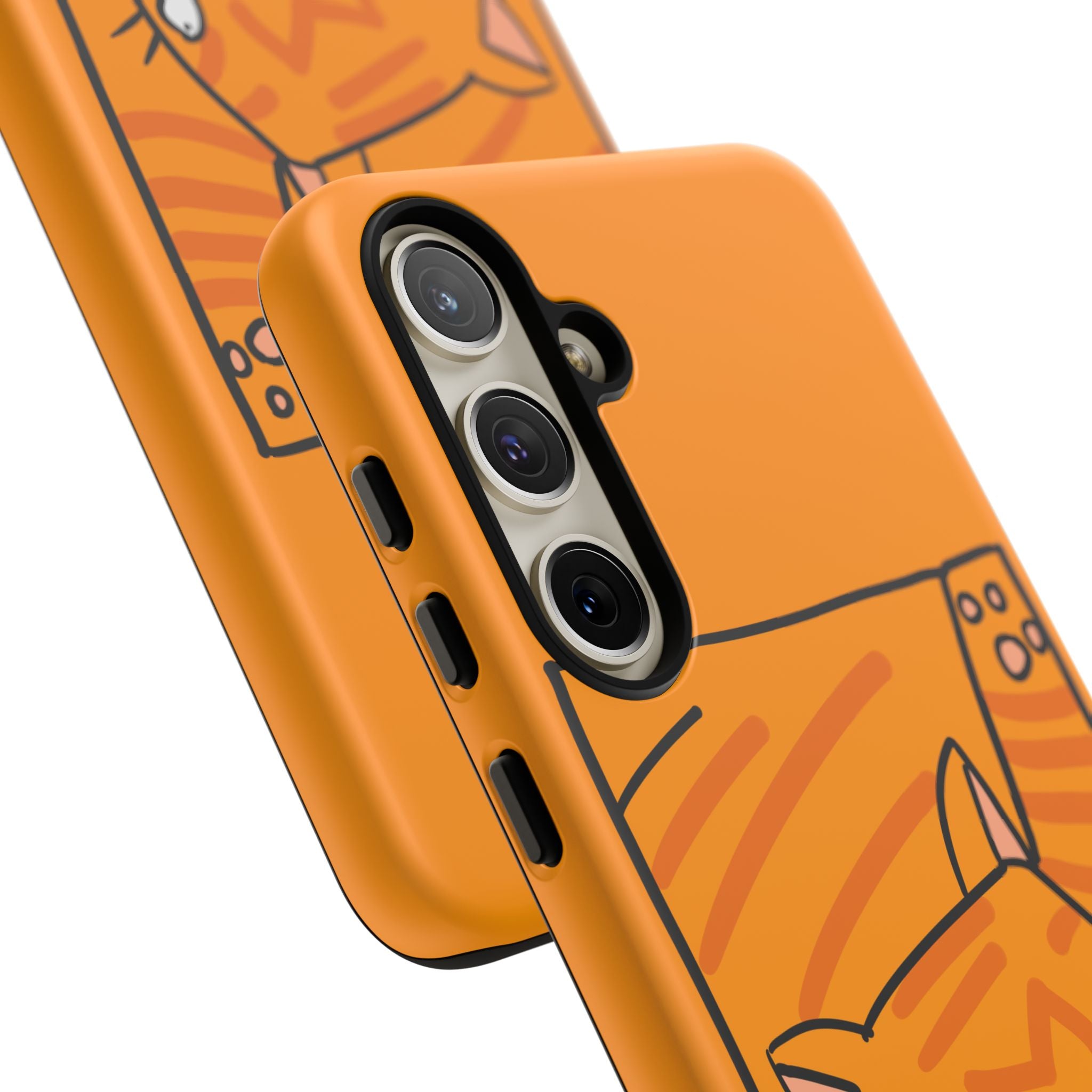 Cute Orange Cat Phone Case - Tough Cases Protective iPhone Cover