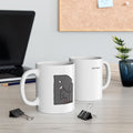 Elephant Ceramic Mug, Cartoon Elephant Coffee Cup (11oz)