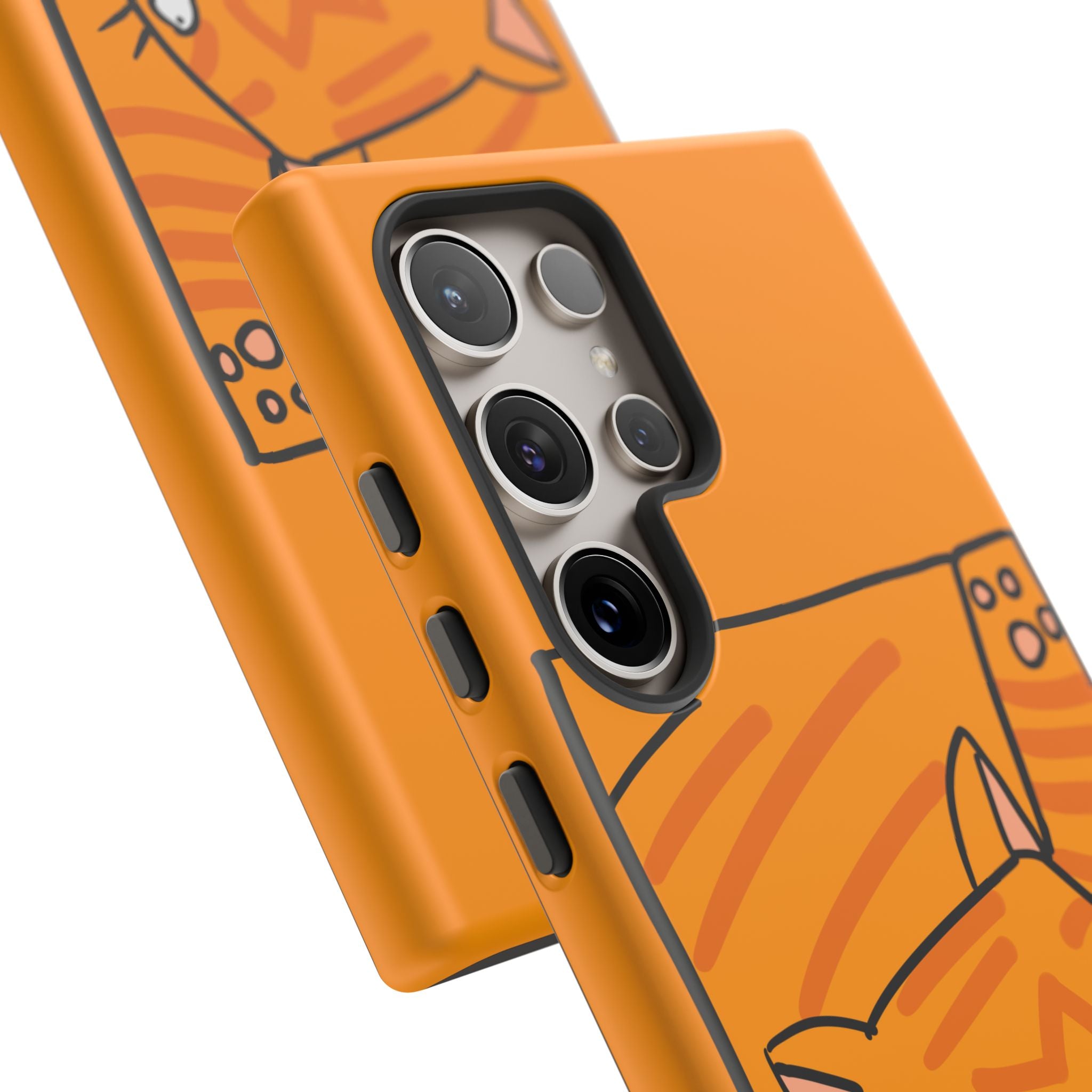 Cute Orange Cat Phone Case - Tough Cases Protective iPhone Cover