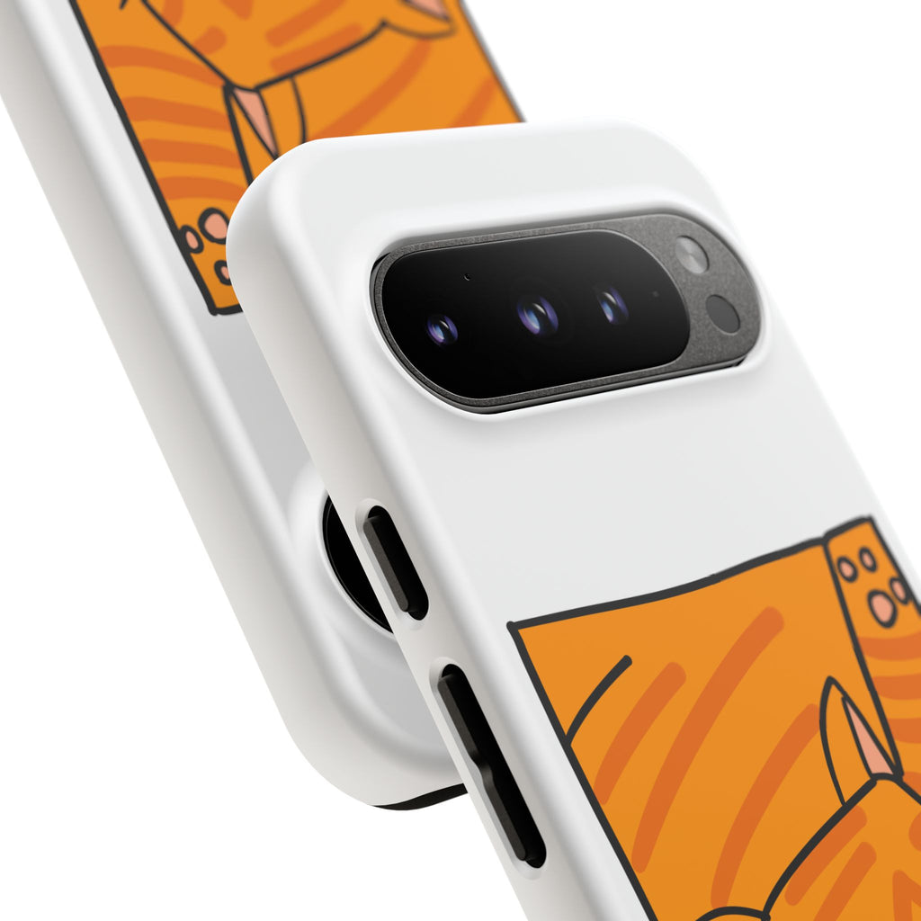 Cute Orange Cat Phone Case - Tough Cases Protective Phone Cover