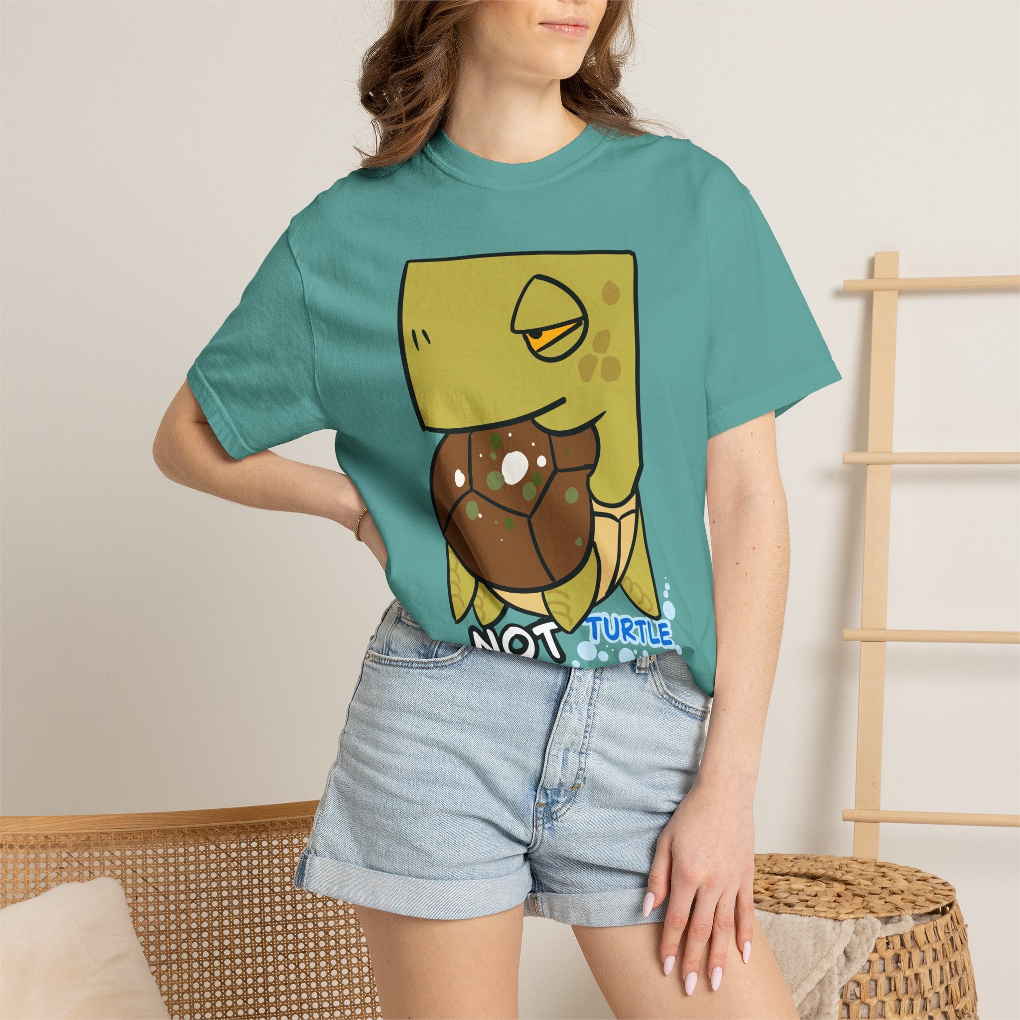 Turtle T-Shirt — Cute Cartoon "Not Turtle" Unisex T-shirt