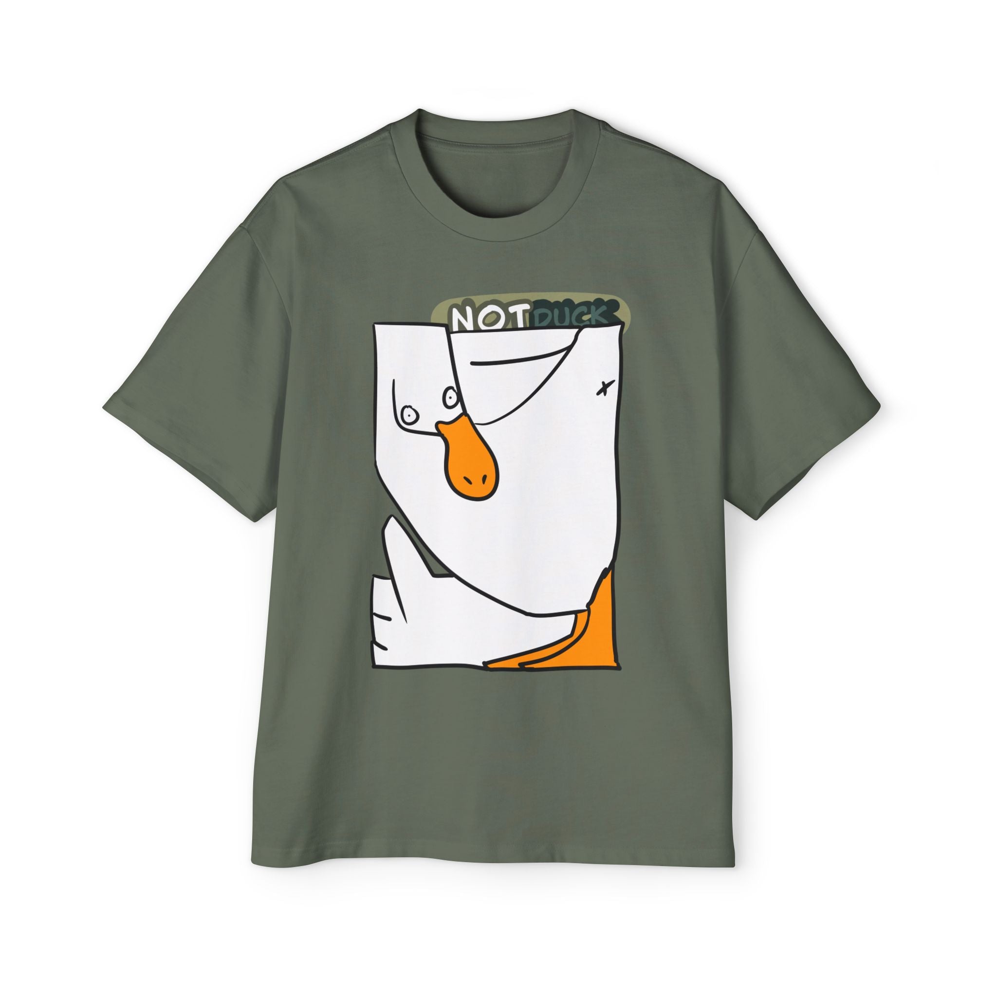 Duck T-shirt — Not Duck Tee | Cute Cartoon Duck