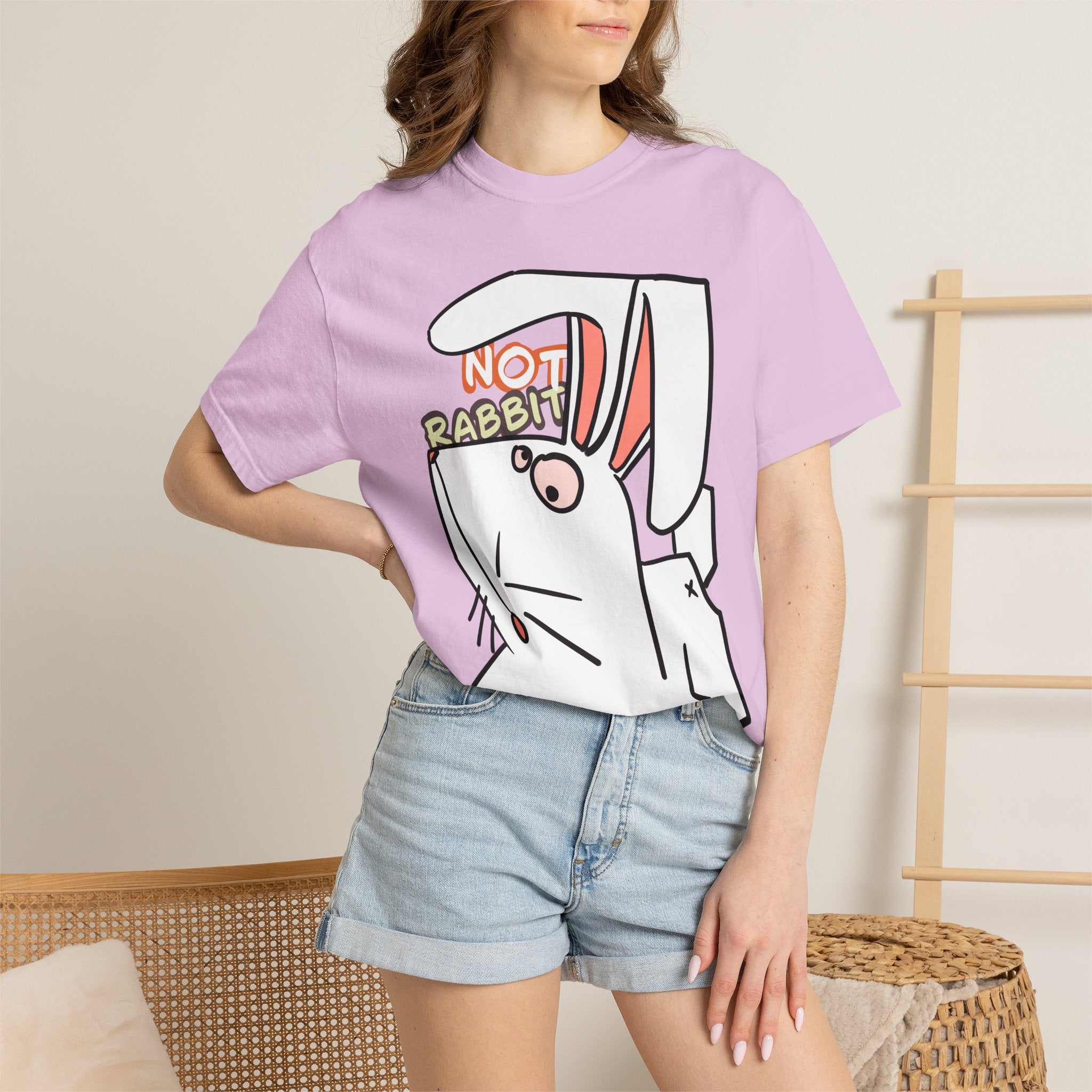 Rabbit T-Shirt | Cute Cartoon "Not Rabbit" | Unisex T-shirt