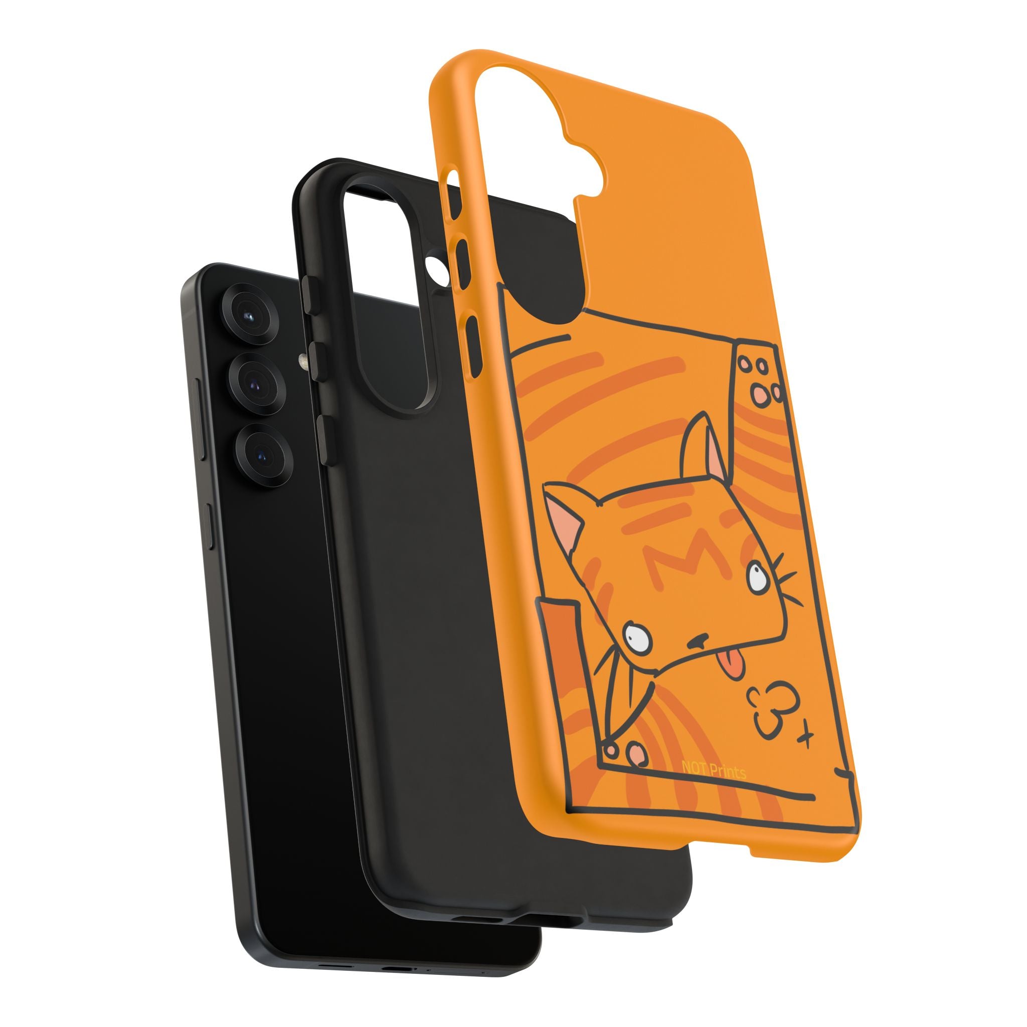 Cute Orange Cat Phone Case - Tough Cases Protective iPhone Cover