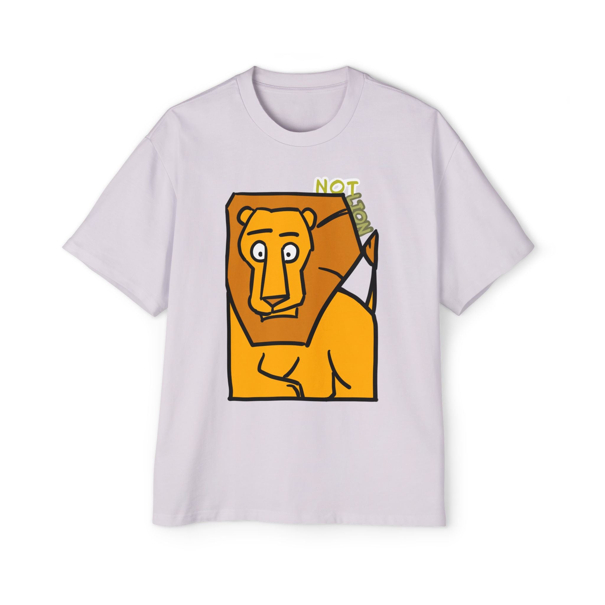 Lion T-shirt — Not Lion Tee | Cute Cartoon Lion