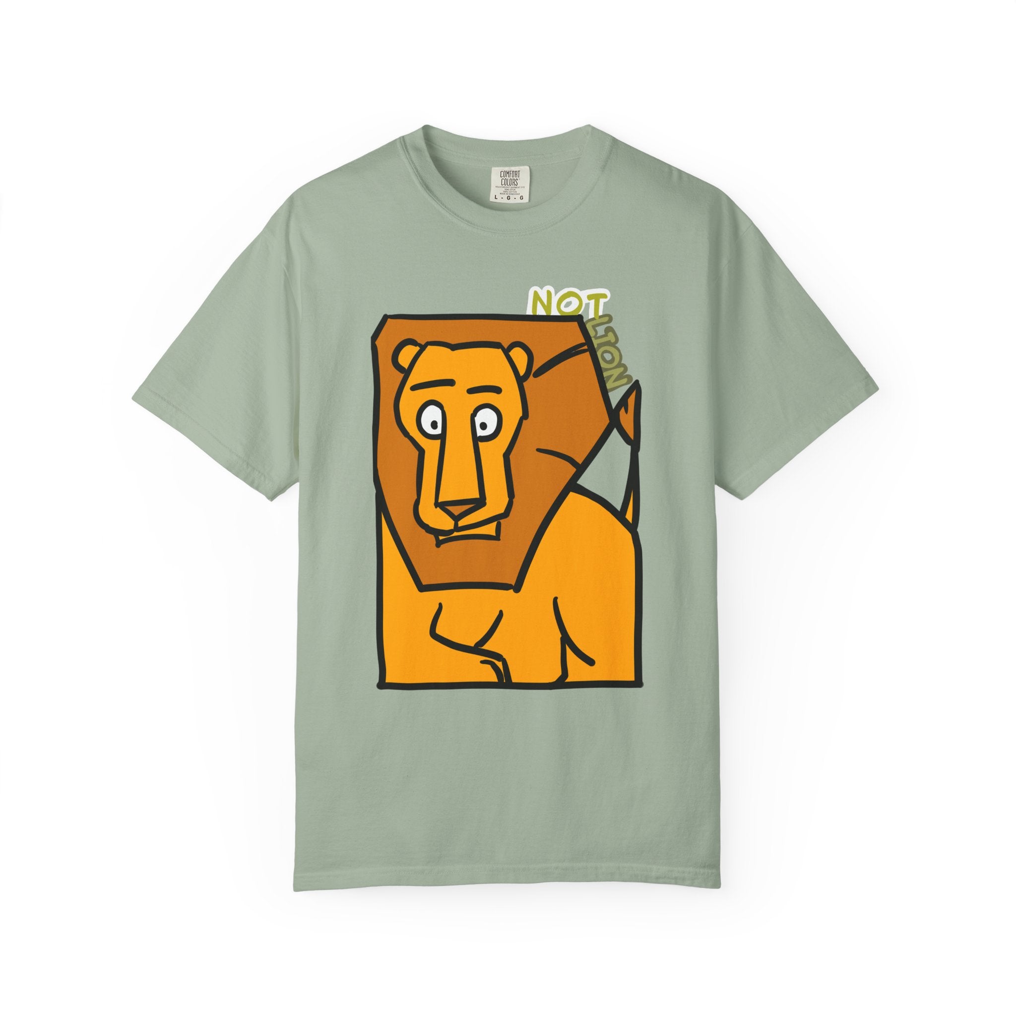 Lion Graphic Tee — "Not Lion" | Unisex T-Shirt
