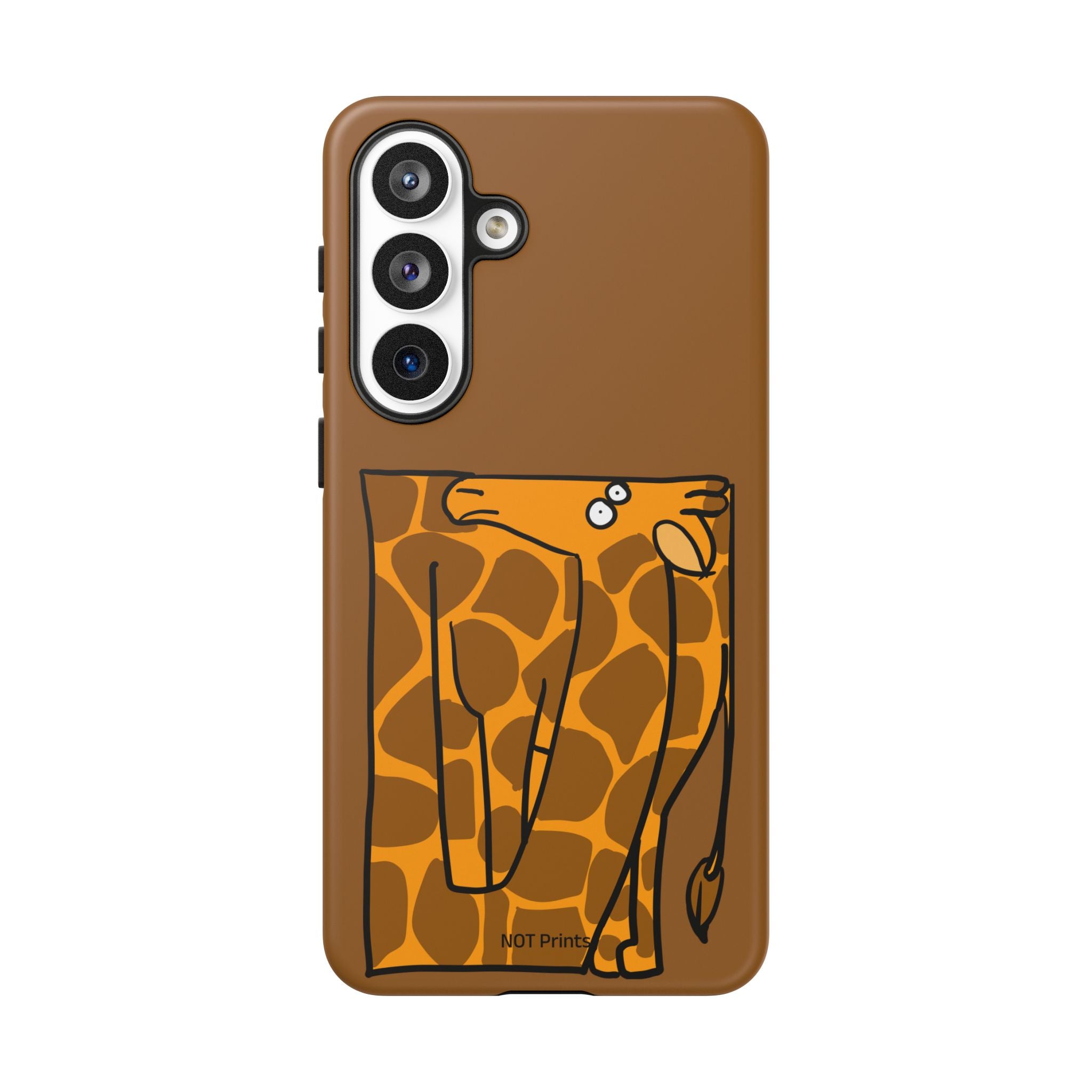 Giraffe Pocket Tough Phone Case — Cute Cartoon Giraffe with Card Slot