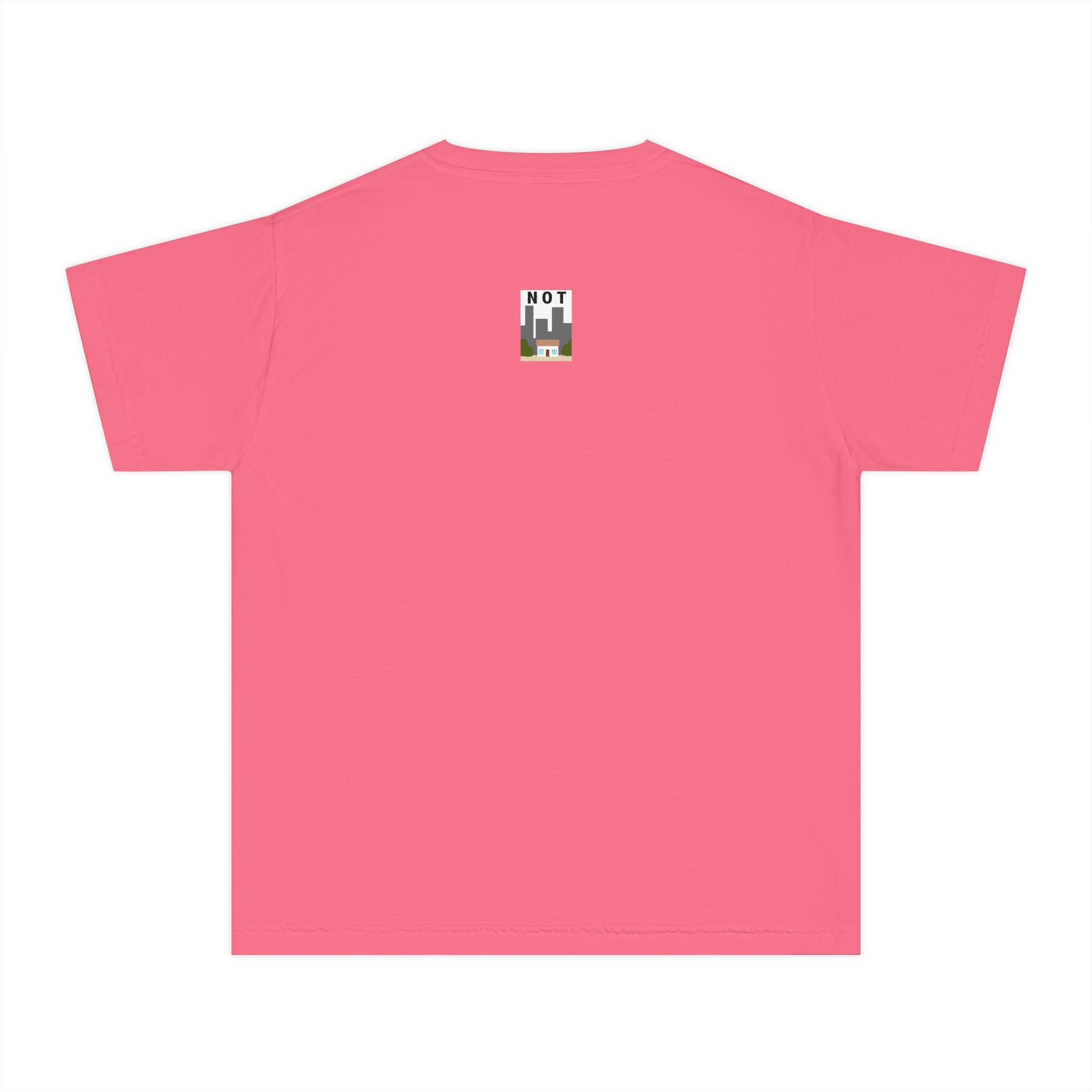 Orange Cat Youth Tee – Cute Cartoon Cat Graphic Shirt for Kids | Funny Not Cat Animal Cotton T-Shirt
