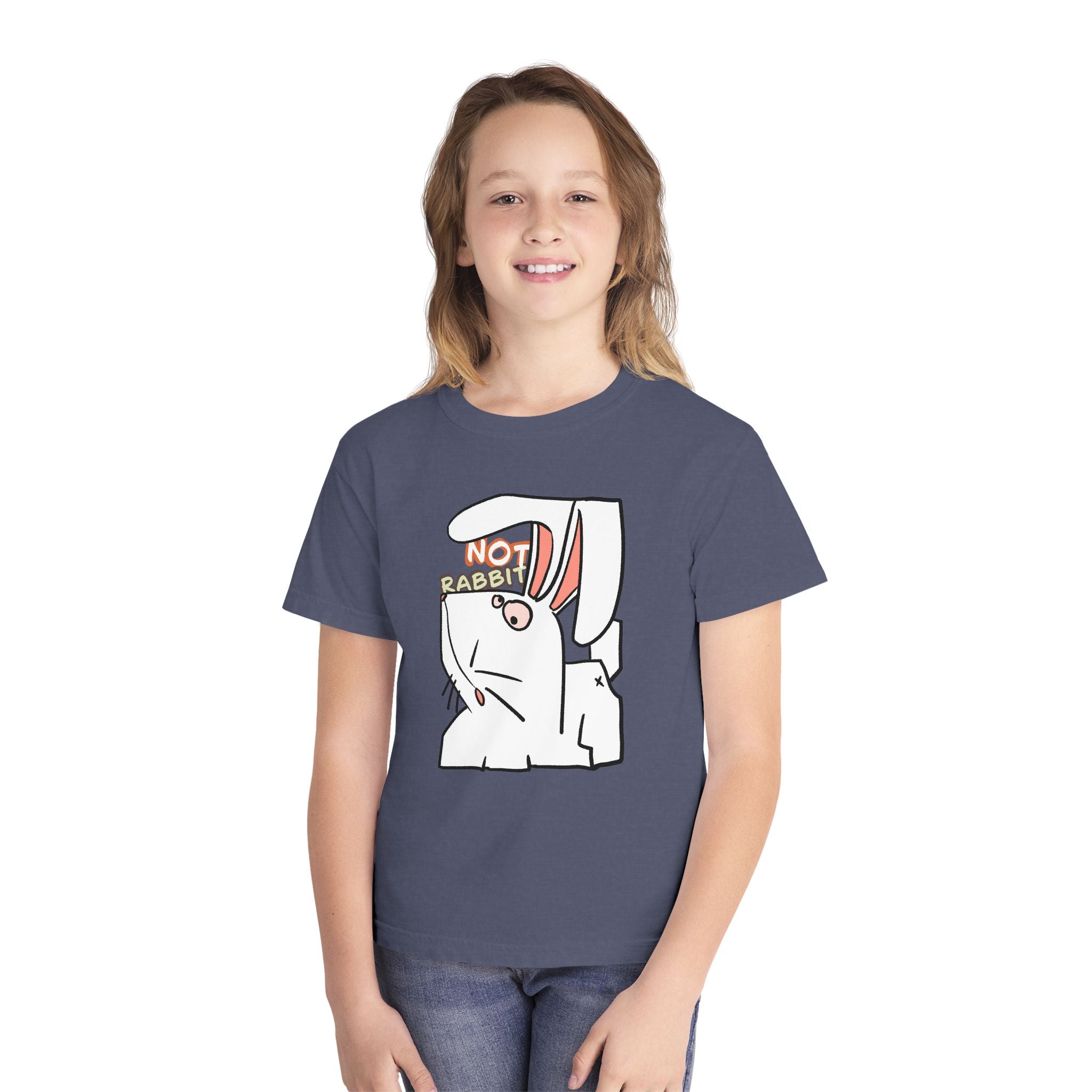 Rabbit Youth Tee — Cute 'Not Rabbit' Graphic Bunny T-Shirt