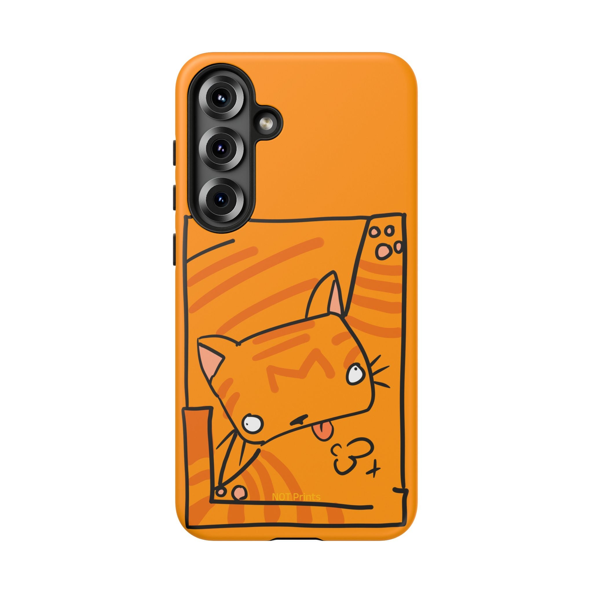 Cute Orange Cat Phone Case - Tough Cases Protective iPhone Cover