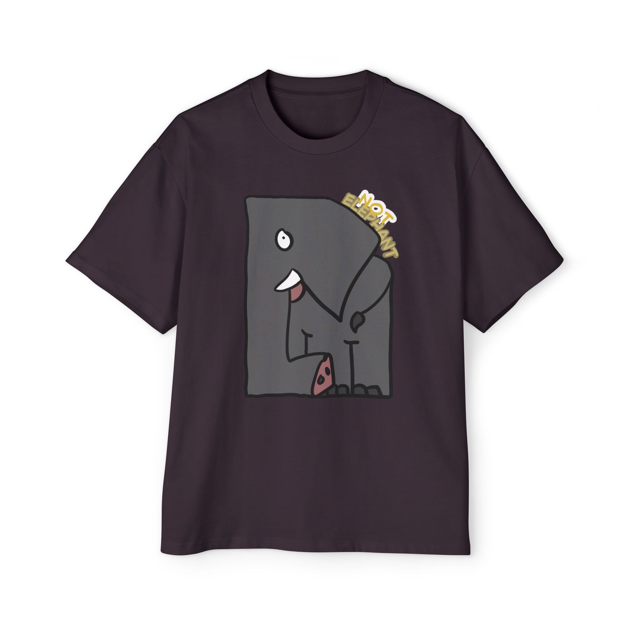 Elephant T-shirt — Not Elephant Tee | Cute Cartoon Elephant